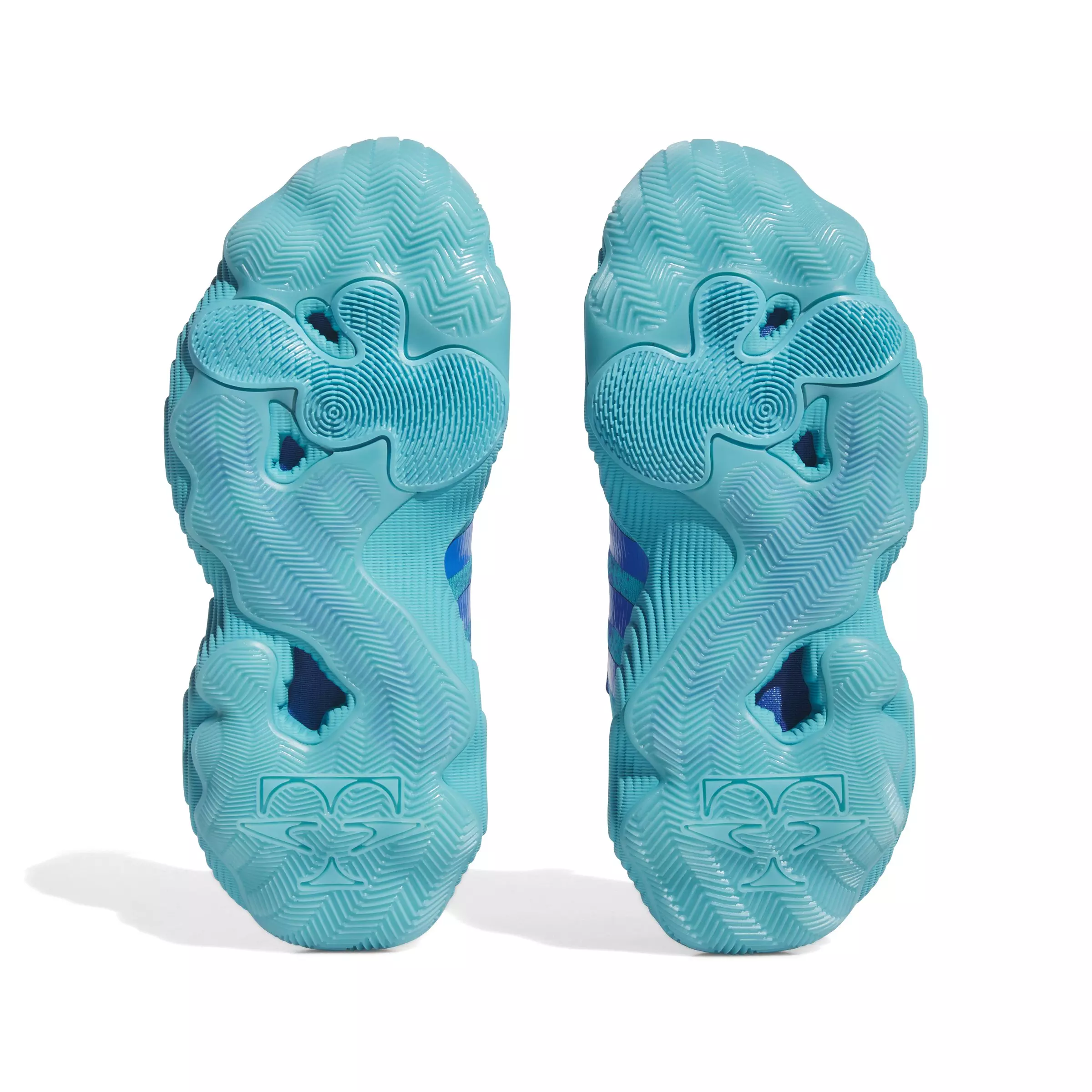 adidas Trae Young 3 "Ice" Grade School Kids' Basketball Shoe - BLUE