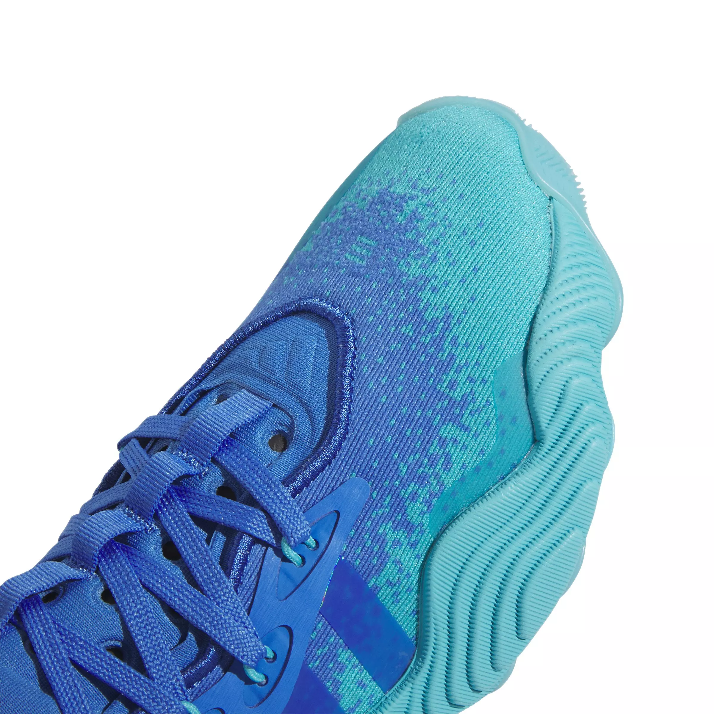 adidas Trae Young 3 "Ice" Grade School Kids' Basketball Shoe - BLUE