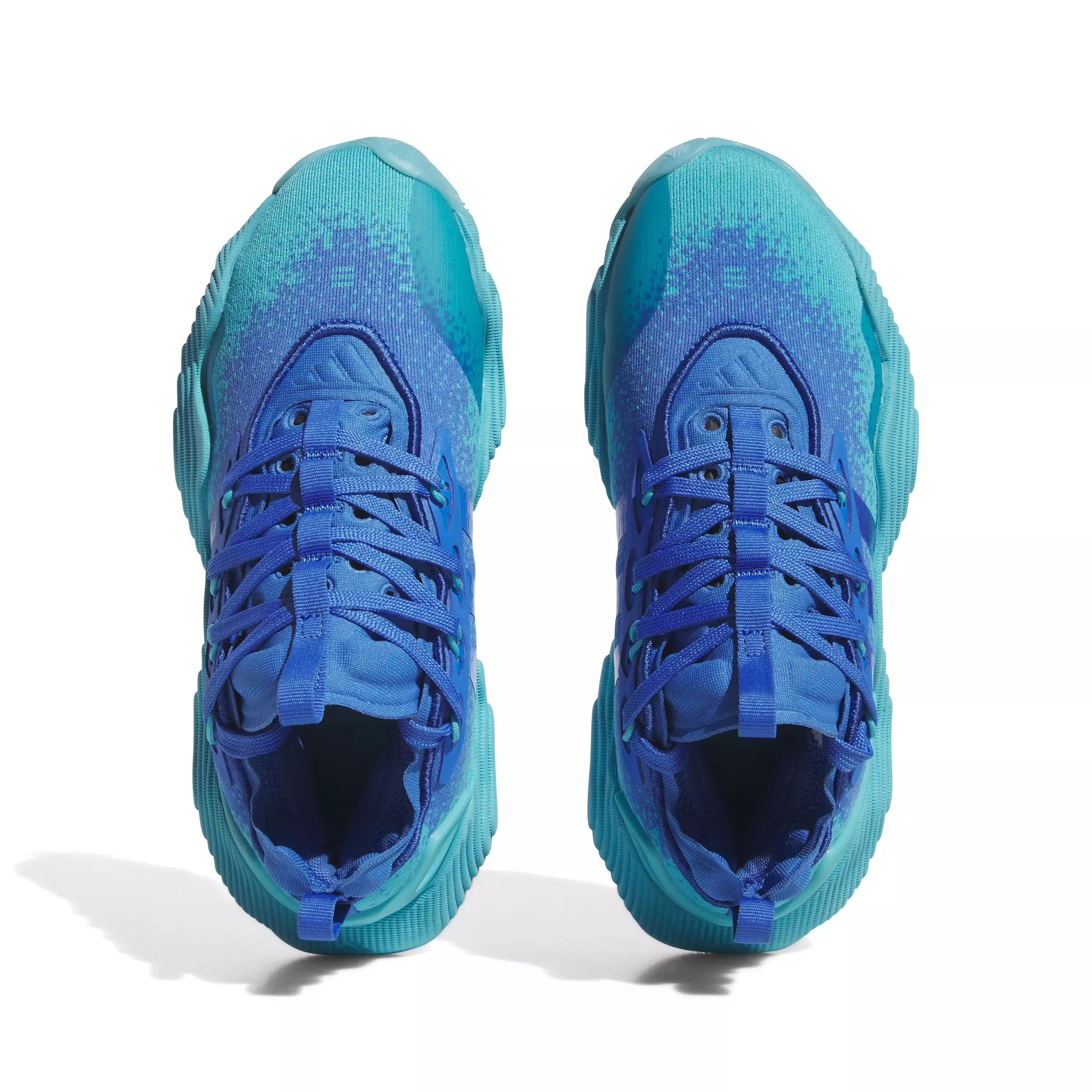 adidas Trae Young 3 "Ice" Grade School Kids' Basketball Shoe - BLUE