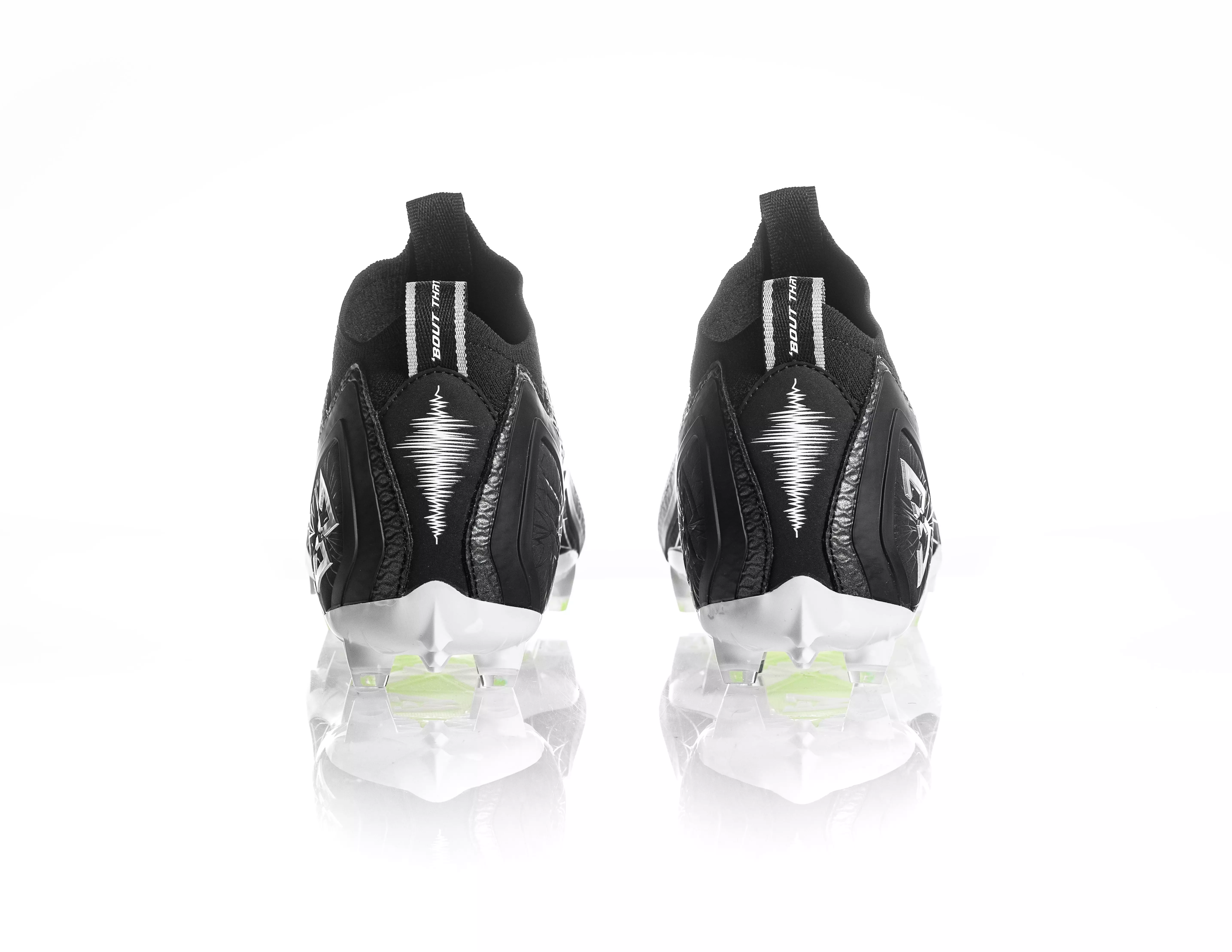 Beastmode B.T.A. Elite "Black/Silver" Men's Football Cleat - BLACK/SILVER