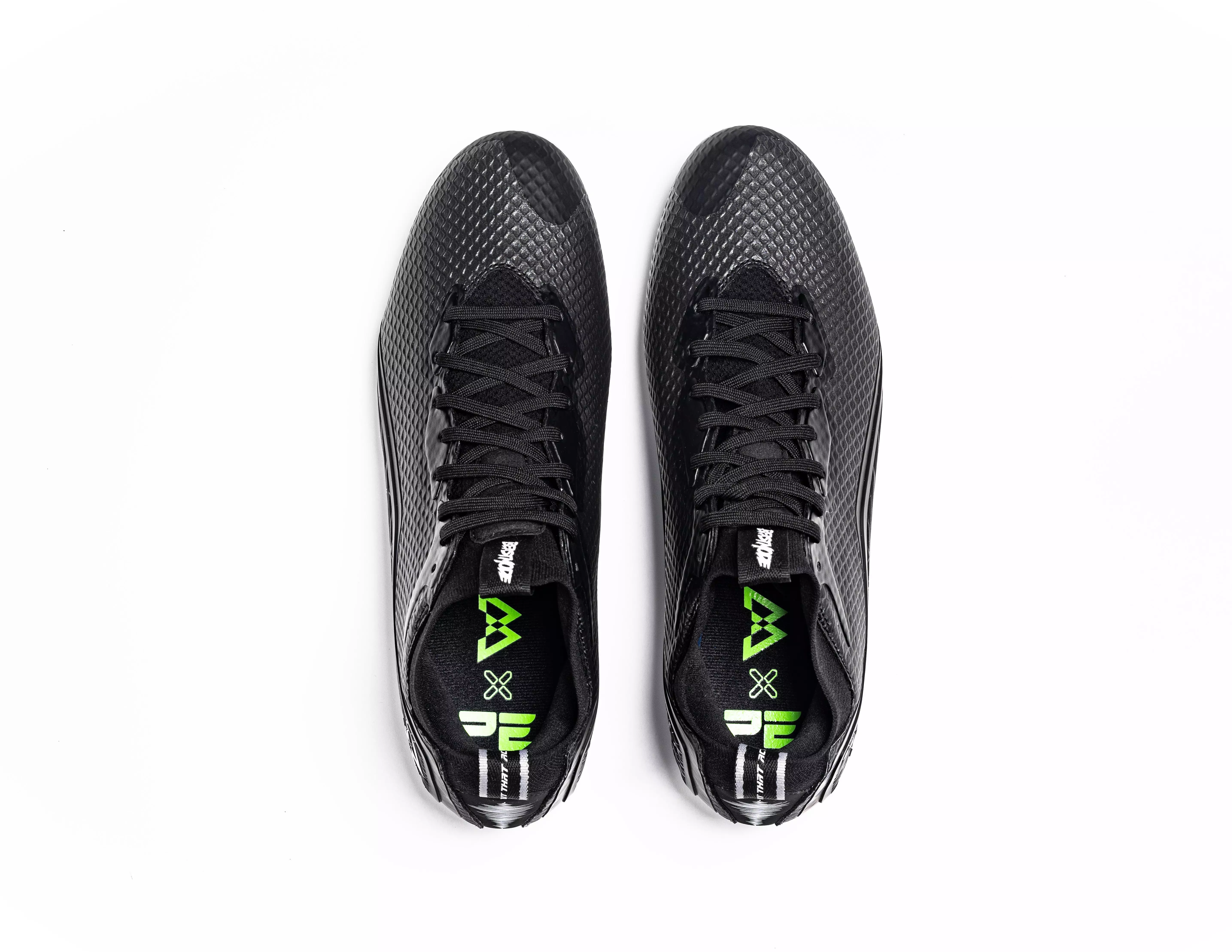 Beastmode B.T.A. Elite "Black/Silver" Men's Football Cleat - BLACK/SILVER