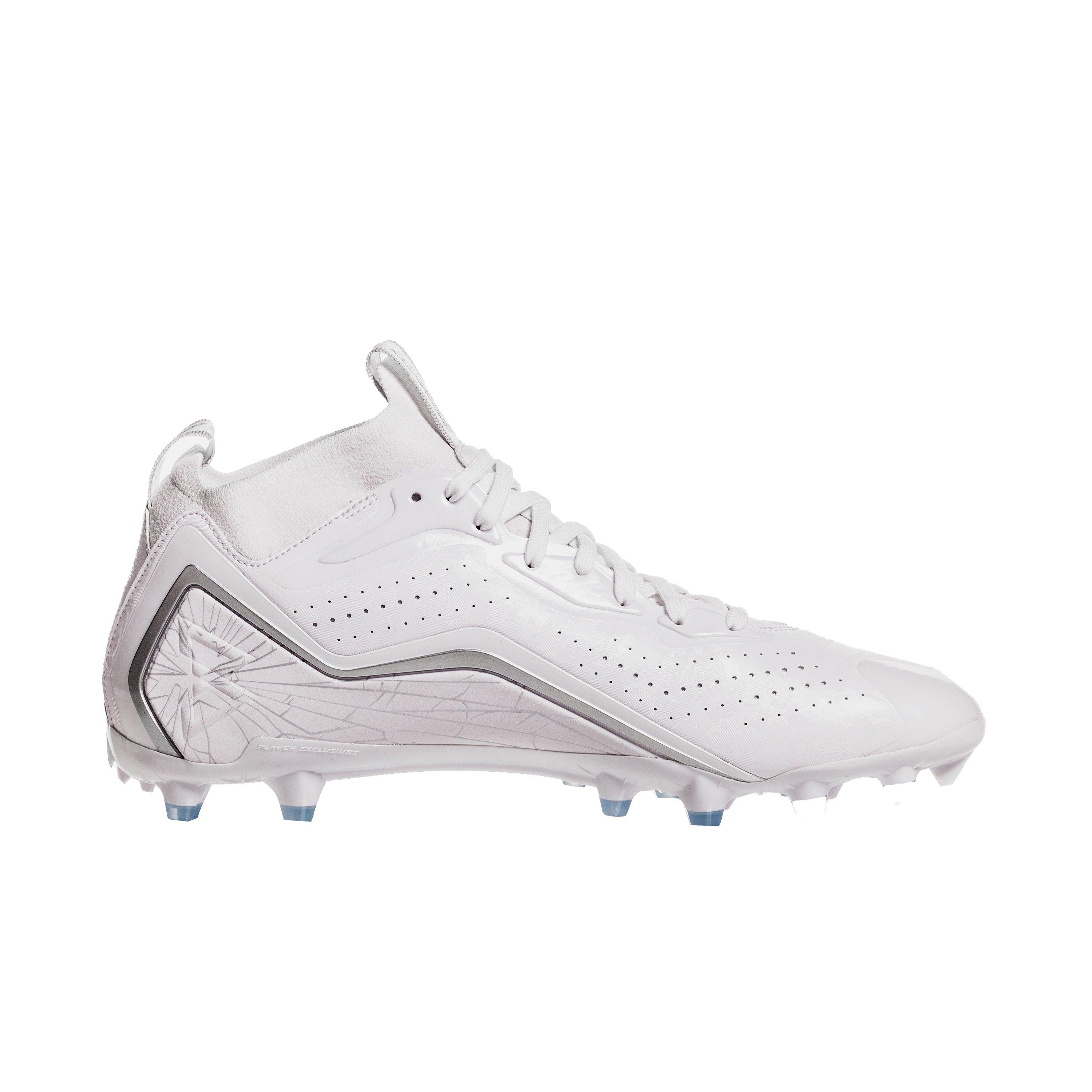 Beastmode B.T.A. Elite "White Frost" Men's Football Cleat - WHITE/SILVER Thumbnail View 2