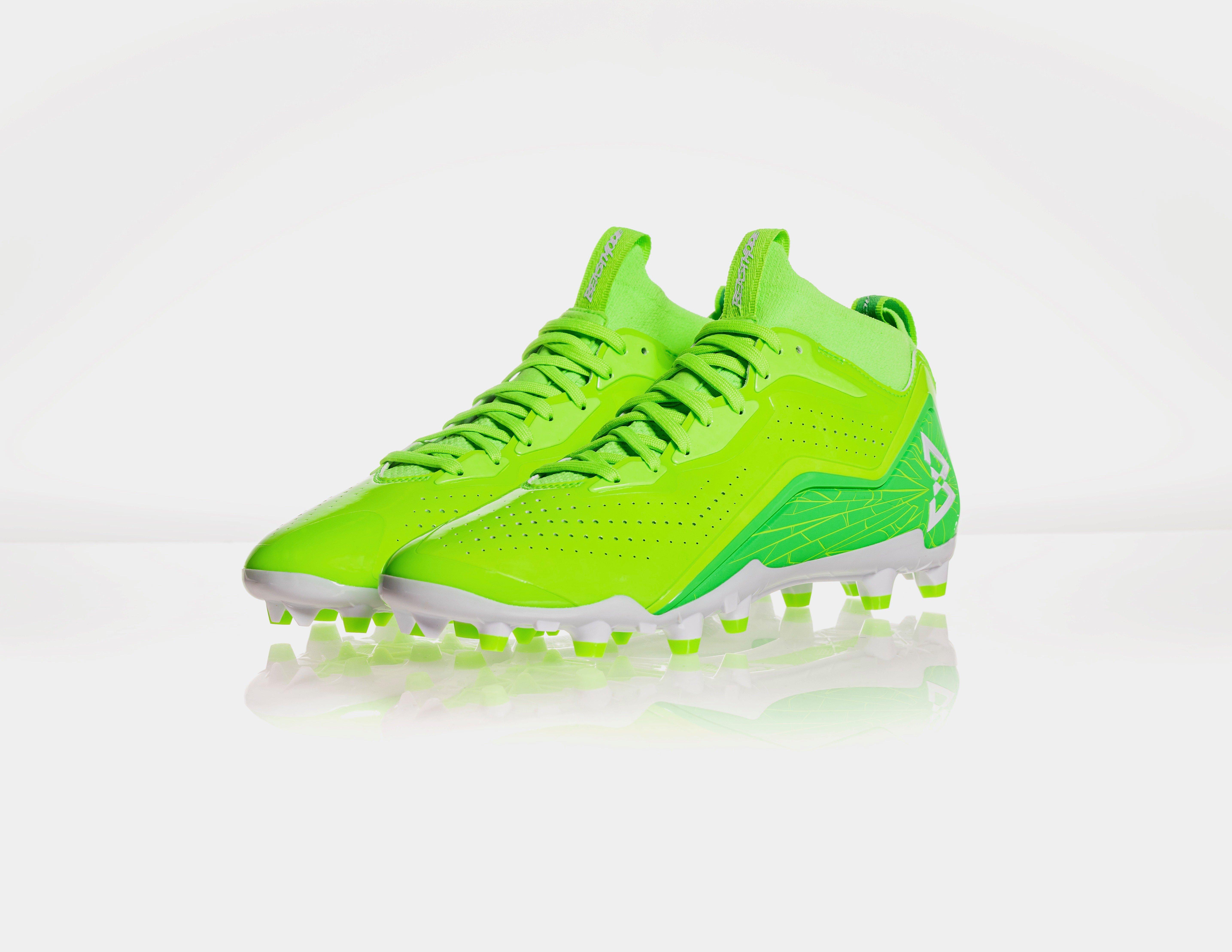 Beastmode B.T.A. Elite "Green/White" Men's Football Cleat - GREEN/WHITE Thumbnail View 5