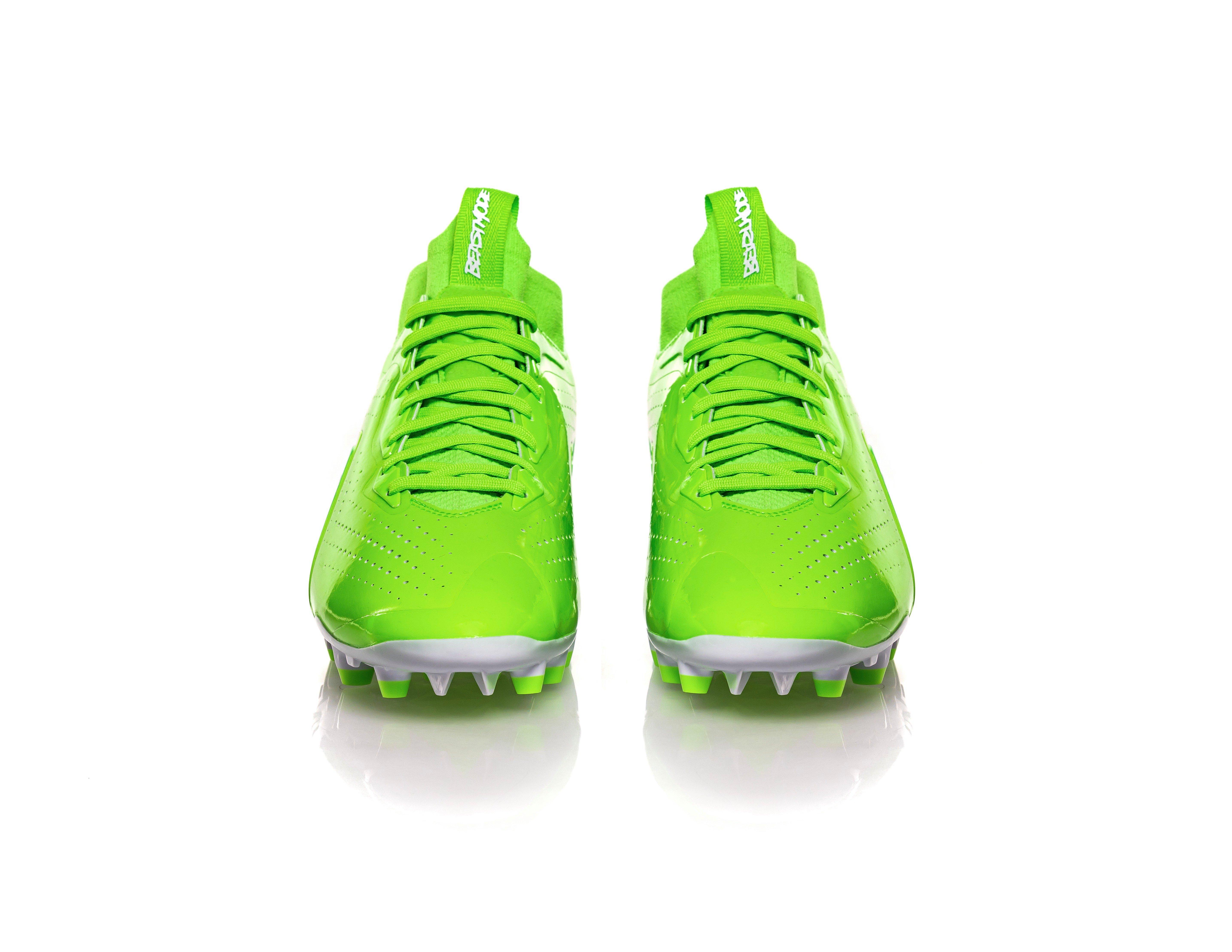 Beastmode B.T.A. Elite "Green/White" Men's Football Cleat - GREEN/WHITE Thumbnail View 6