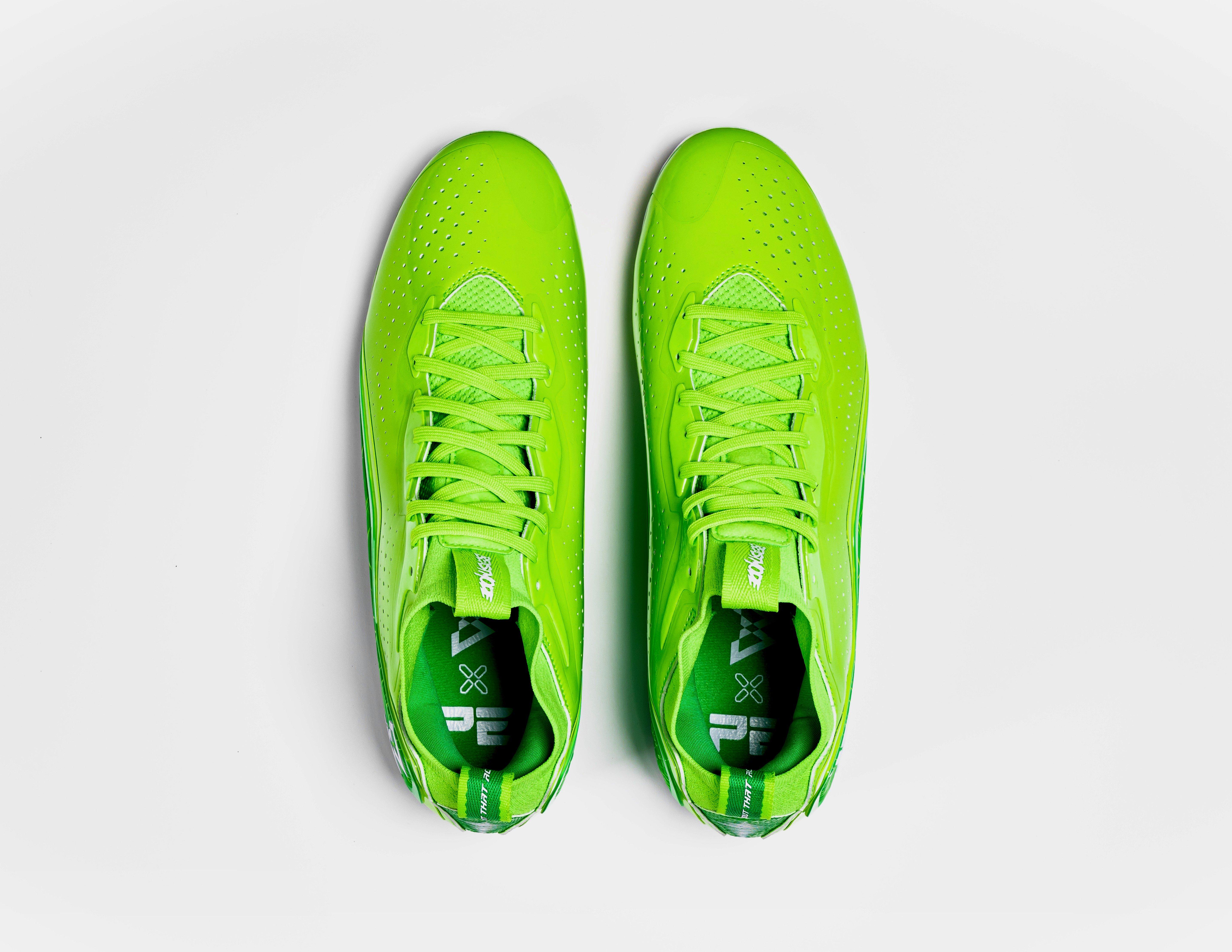 Beastmode B.T.A. Elite "Green/White" Men's Football Cleat - GREEN/WHITE Thumbnail View 7