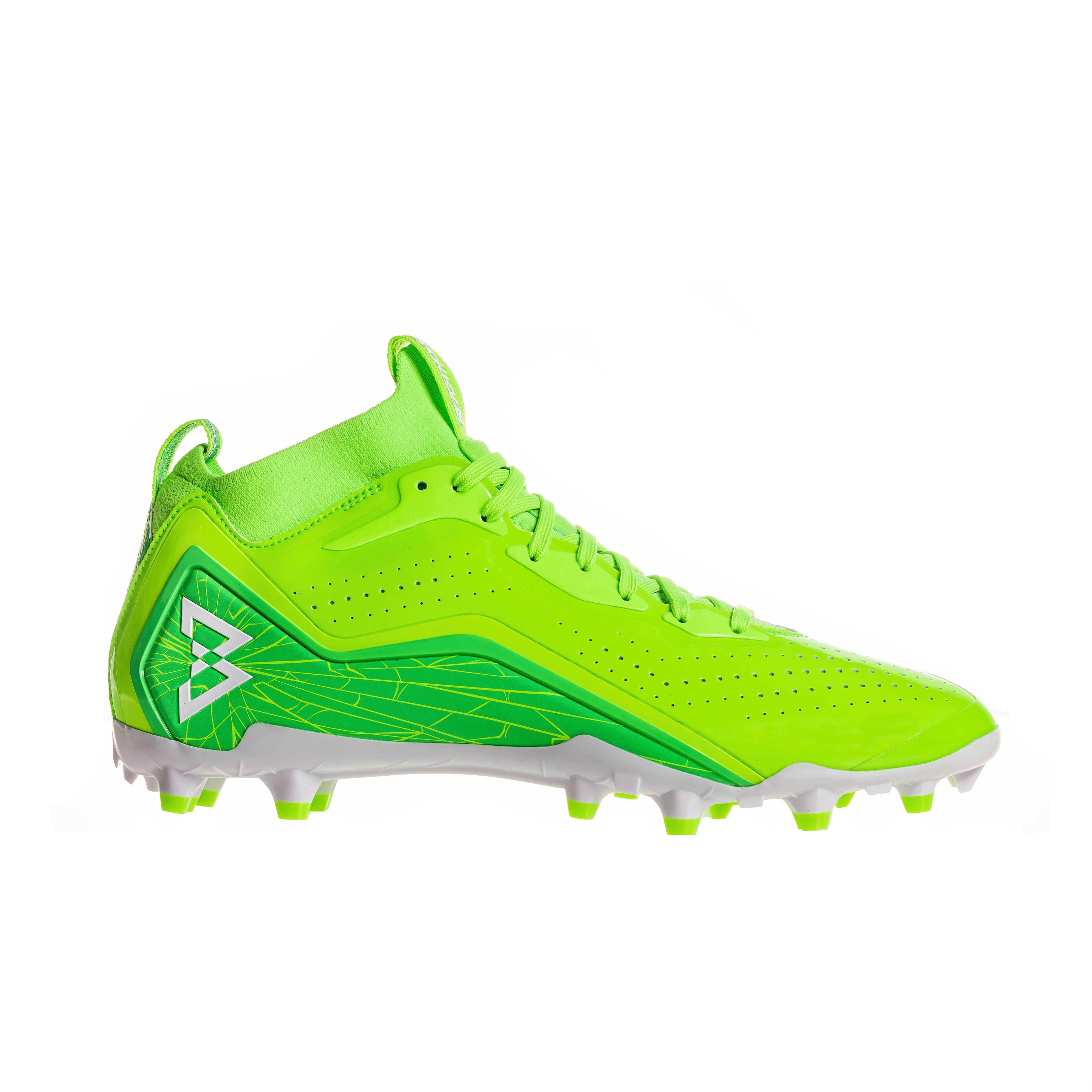 Beastmode B.T.A. Elite "Green/White" Men's Football Cleat - GREEN/WHITE Thumbnail View 1