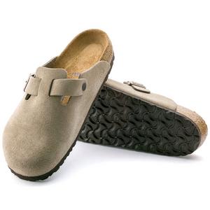 Birkenstock Boston Suede "Taupe" Unisex Sandal