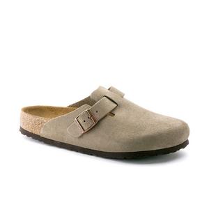 Birkenstock Boston Suede "Taupe" Unisex Sandal