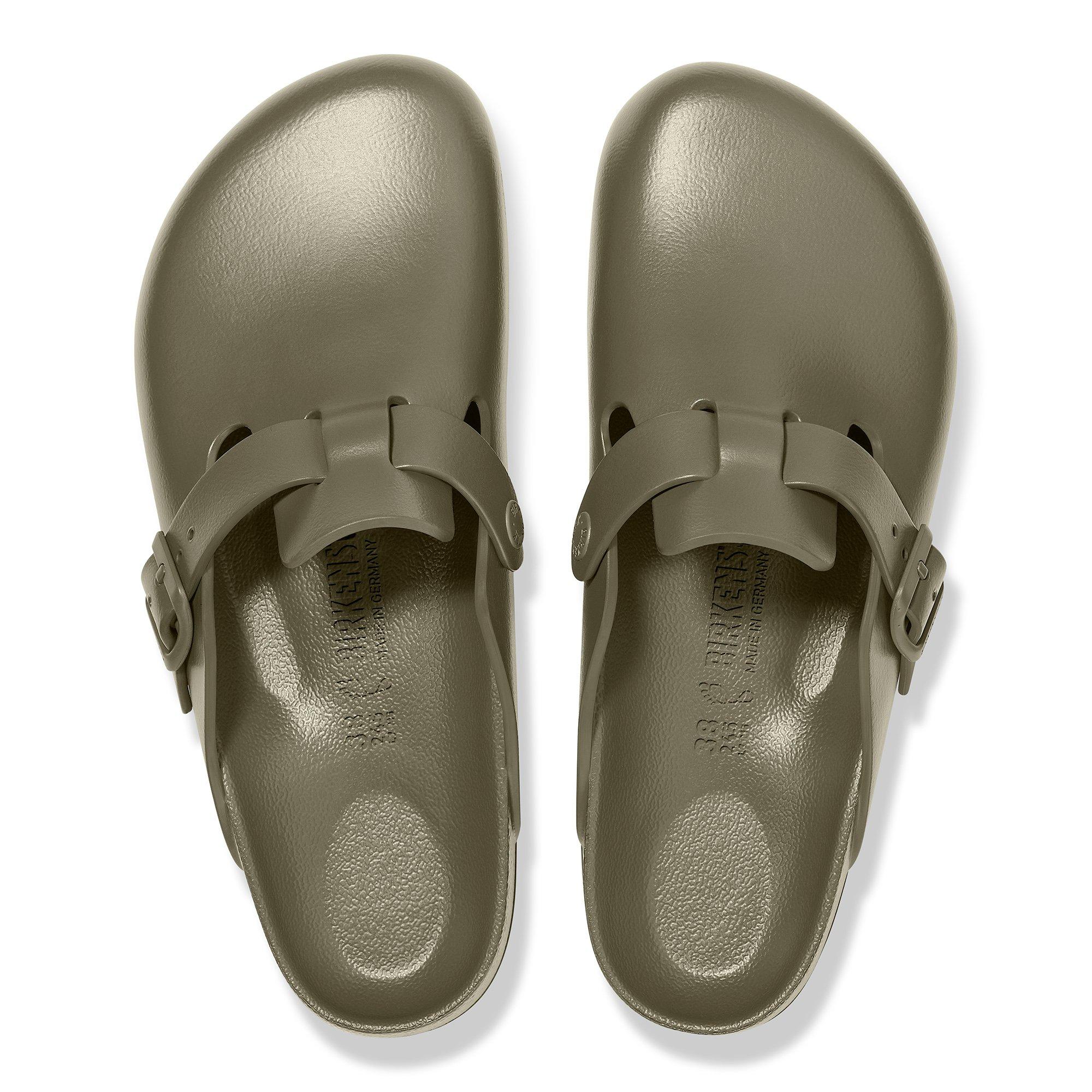 Birkenstock Boston EVA "Olive" Men's Sandal - OLIVE Thumbnail View 3