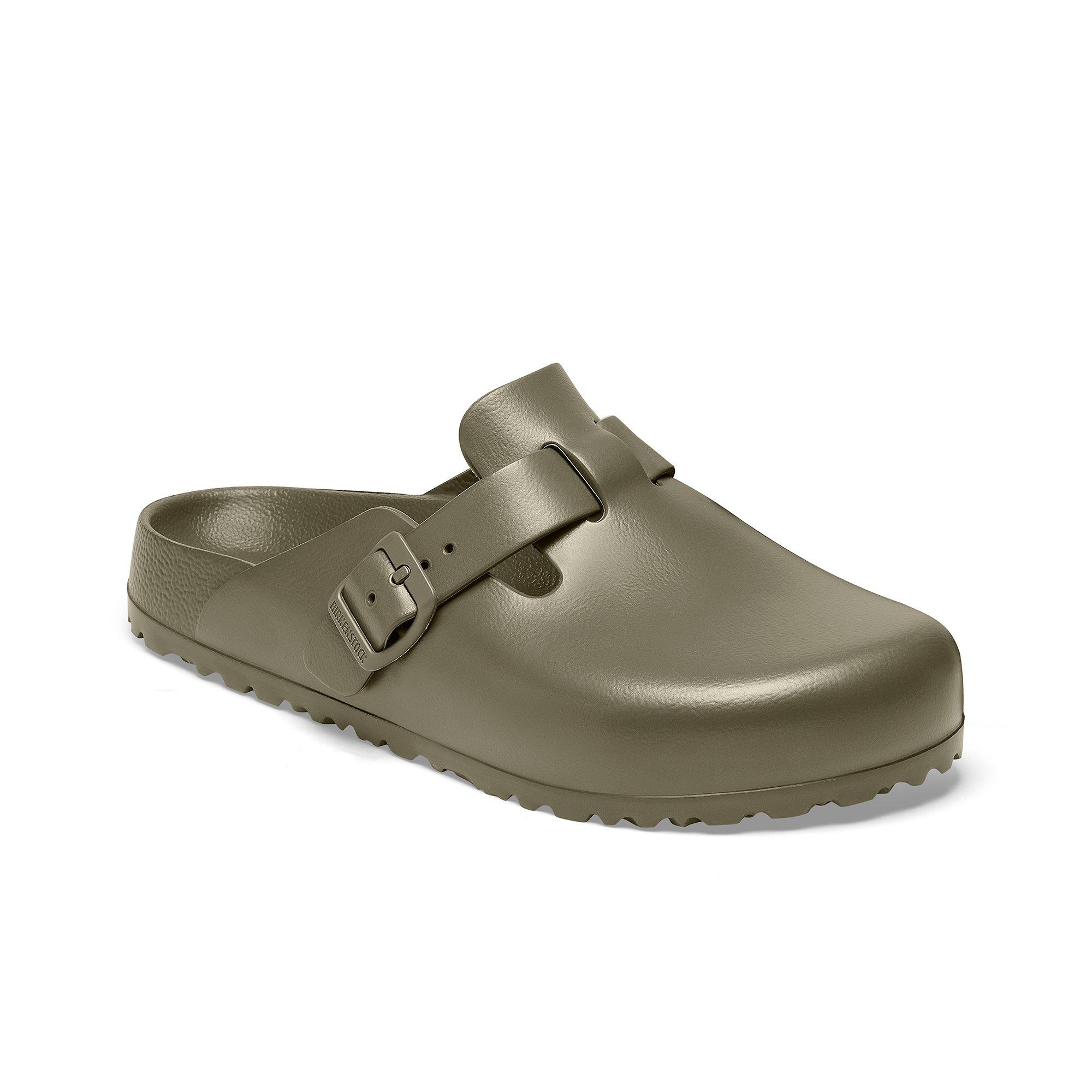 Birkenstock Boston EVA "Olive" Men's Sandal - OLIVE Thumbnail View 1