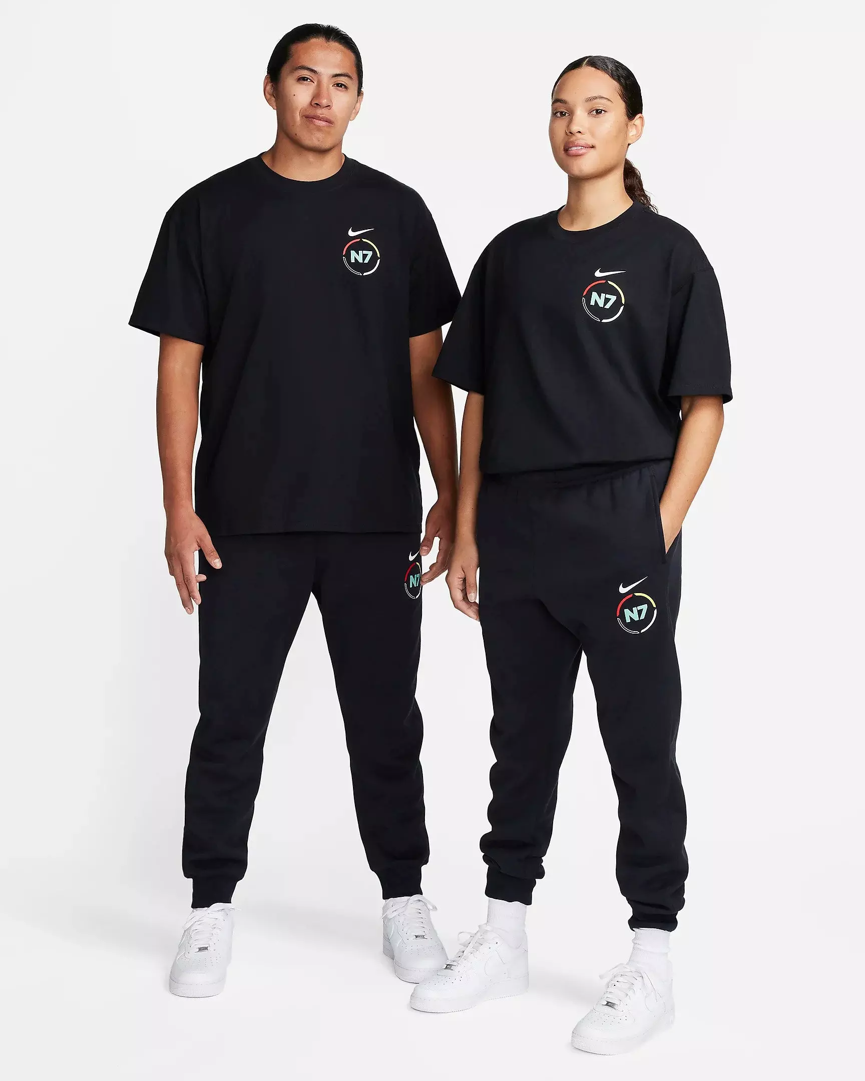 Nike Unisex Sportswear N7 Tee - Black - BLACK