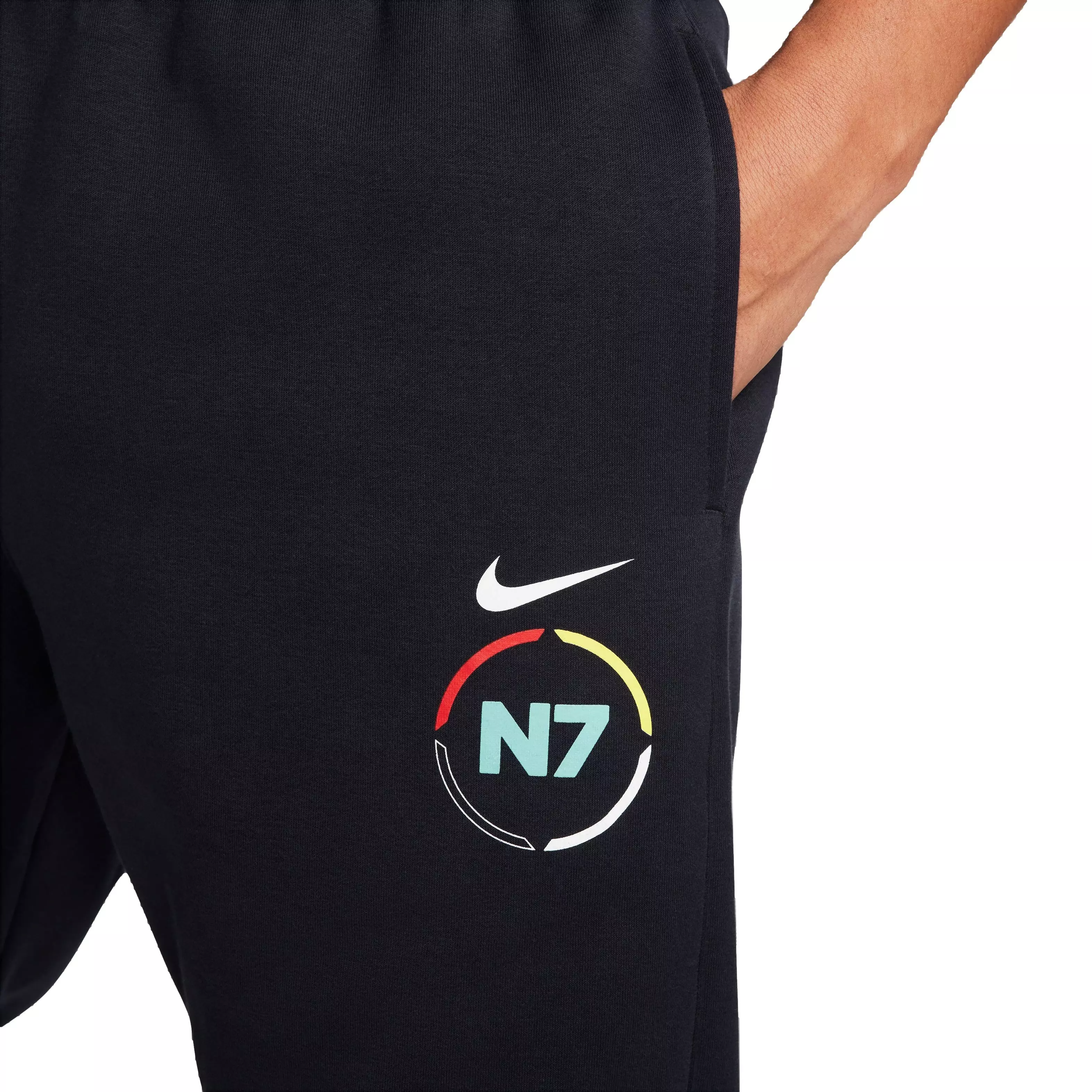 Nike Unisex Sportswear Club Fleece N7 Joggers - BLACK