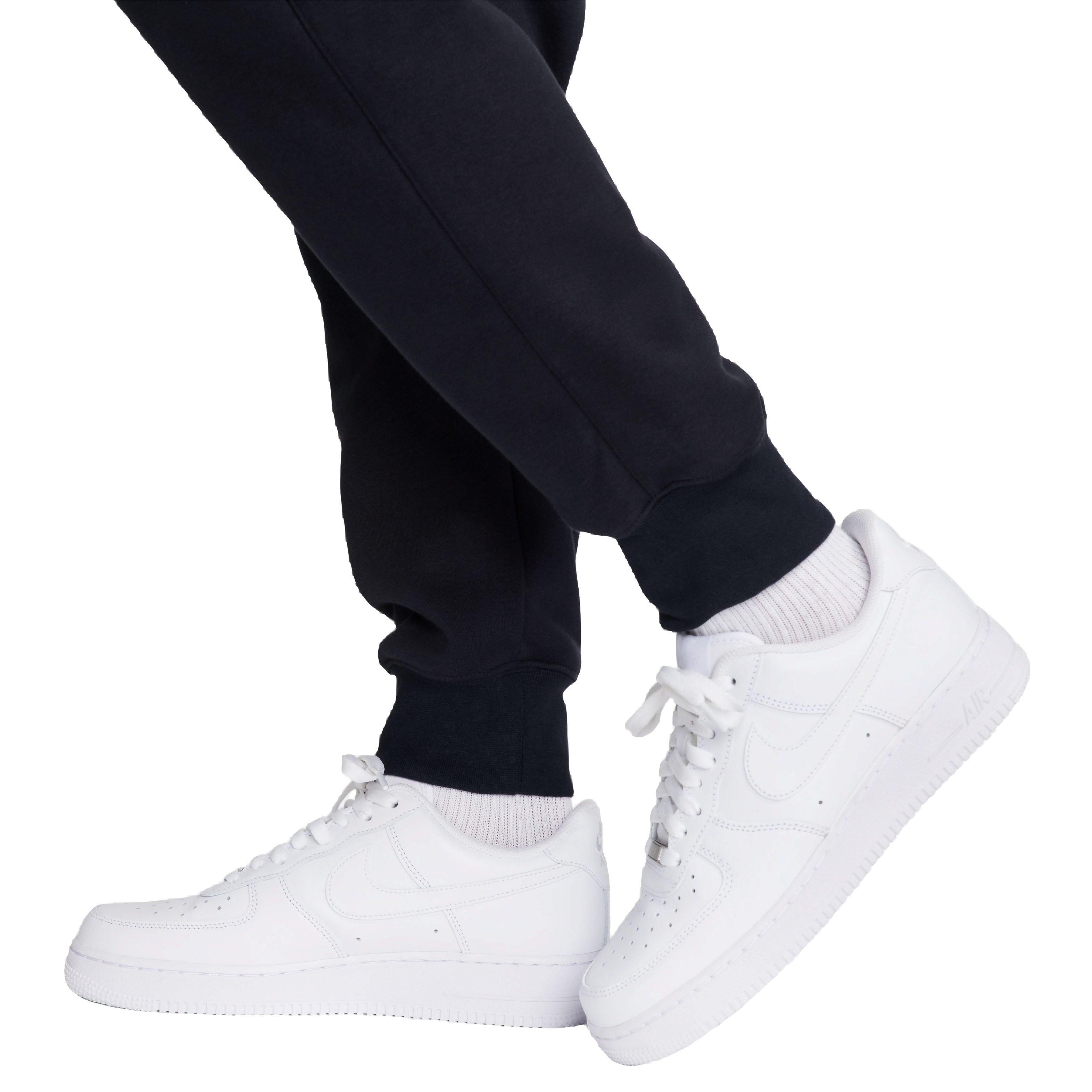 Nike Unisex Sportswear Club Fleece N7 Joggers - BLACK Thumbnail View 6