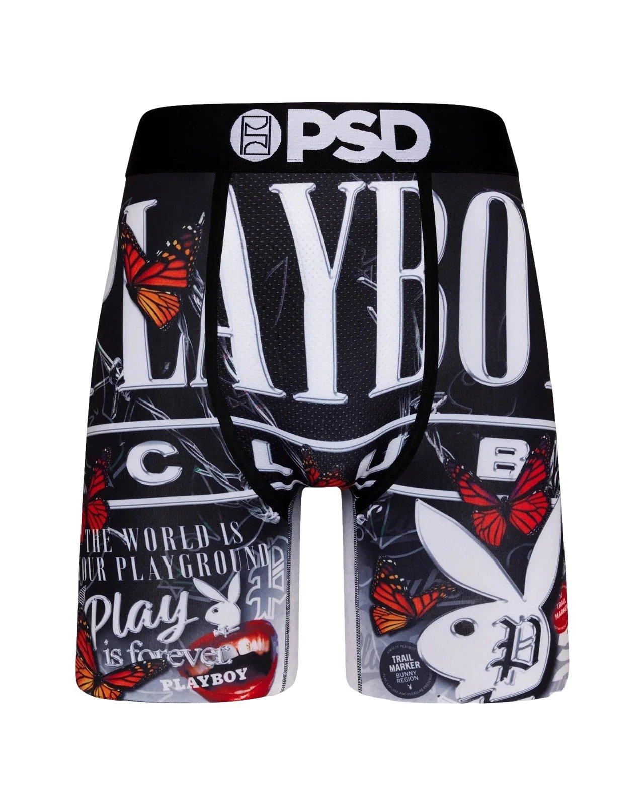 PSD Men's Playboy Club Underwear - BLACK/WHITE Thumbnail View 1