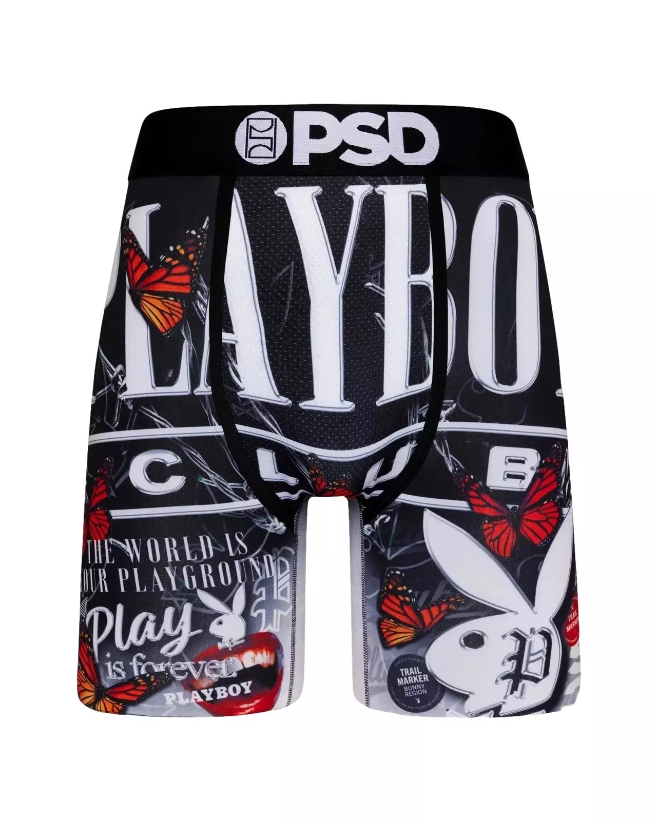 PSD Men's Playboy Club Underwear - BLACK/WHITE