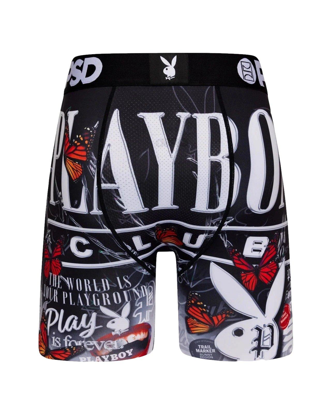 PSD Men's Playboy Club Underwear - BLACK/WHITE Thumbnail View 2
