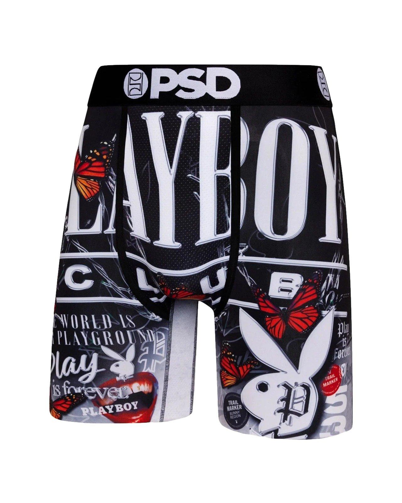PSD Men's Playboy Club Underwear - BLACK/WHITE Thumbnail View 3