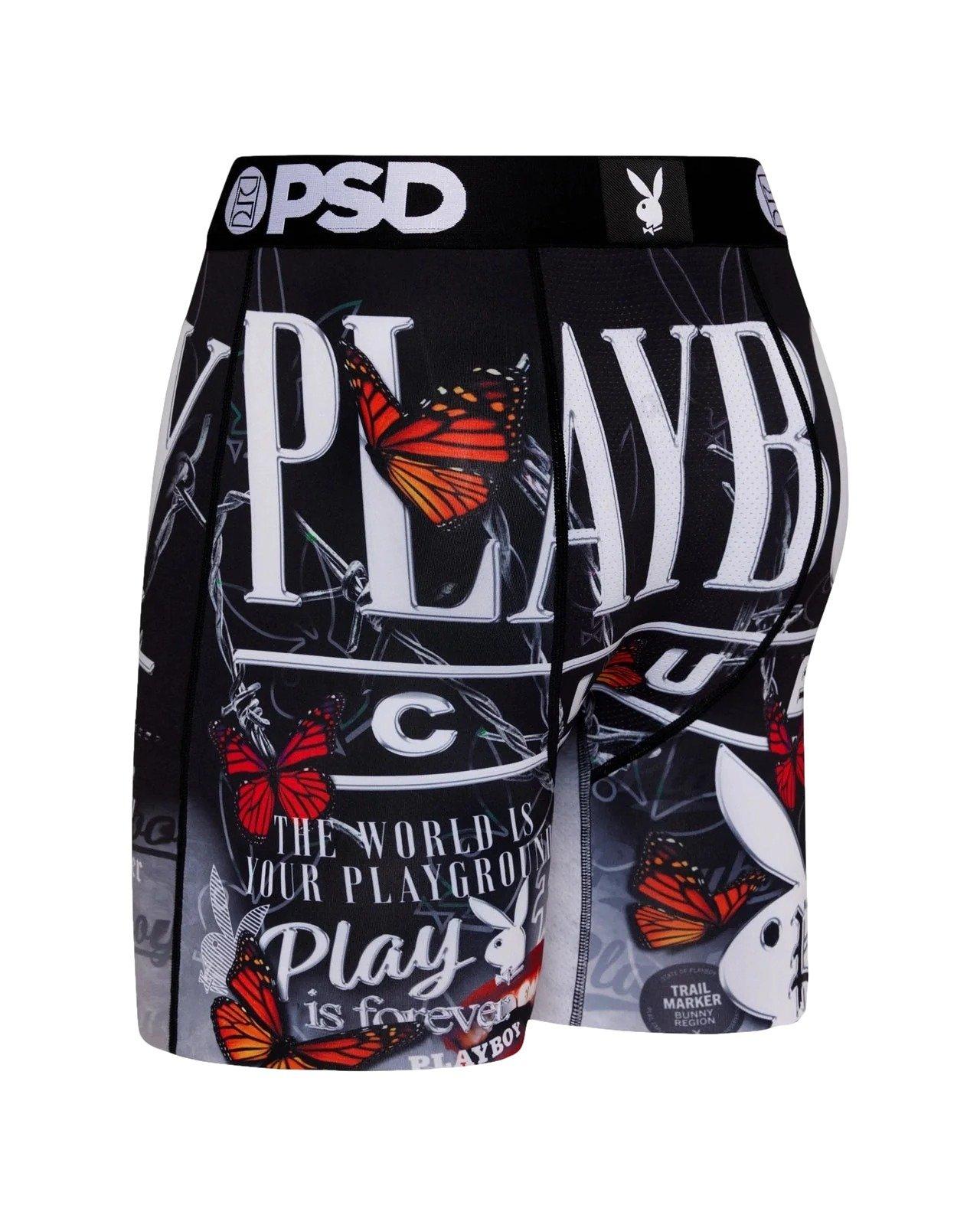 PSD Men's Playboy Club Underwear - BLACK/WHITE Thumbnail View 4