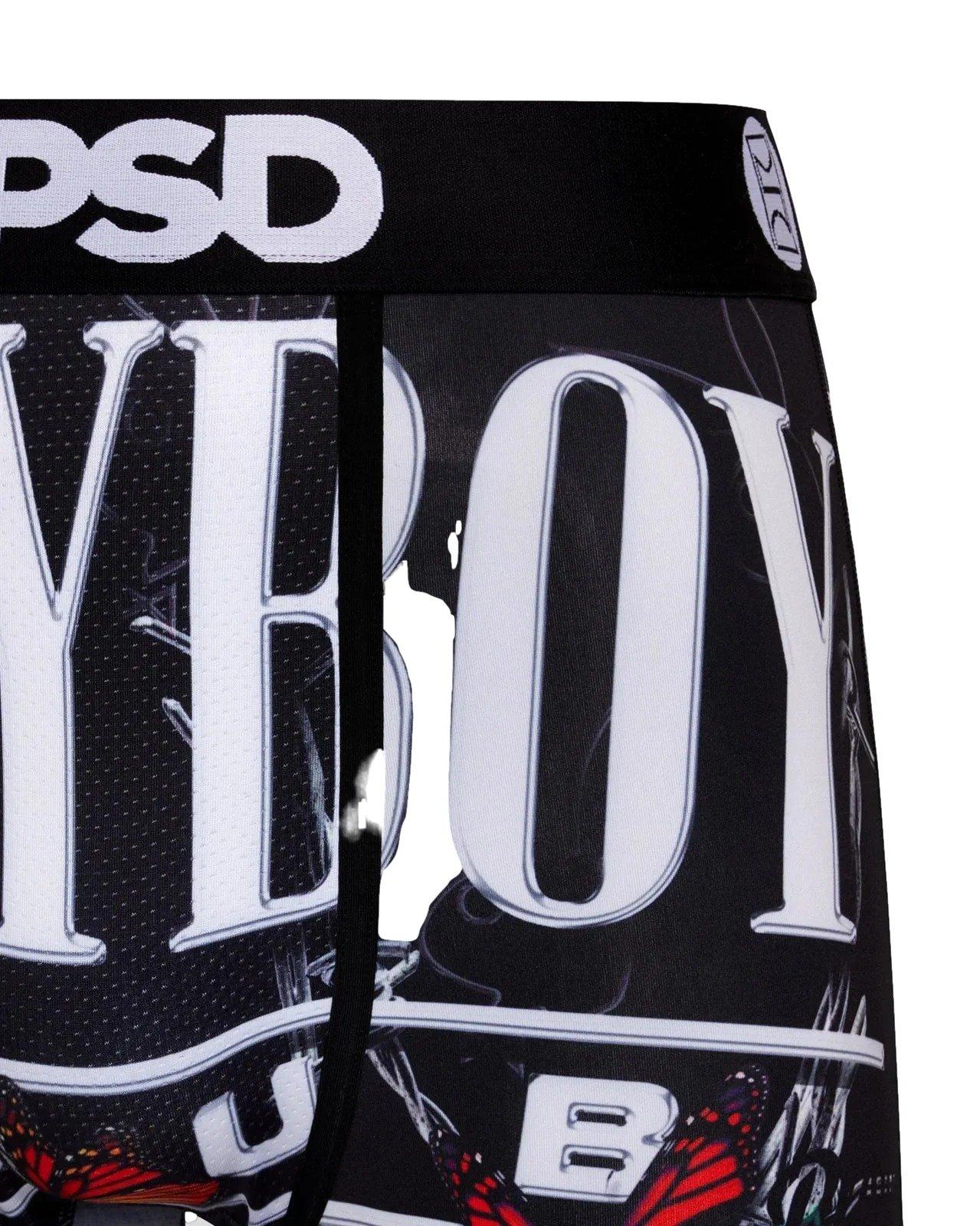 PSD Men's Playboy Club Underwear - BLACK/WHITE Thumbnail View 5