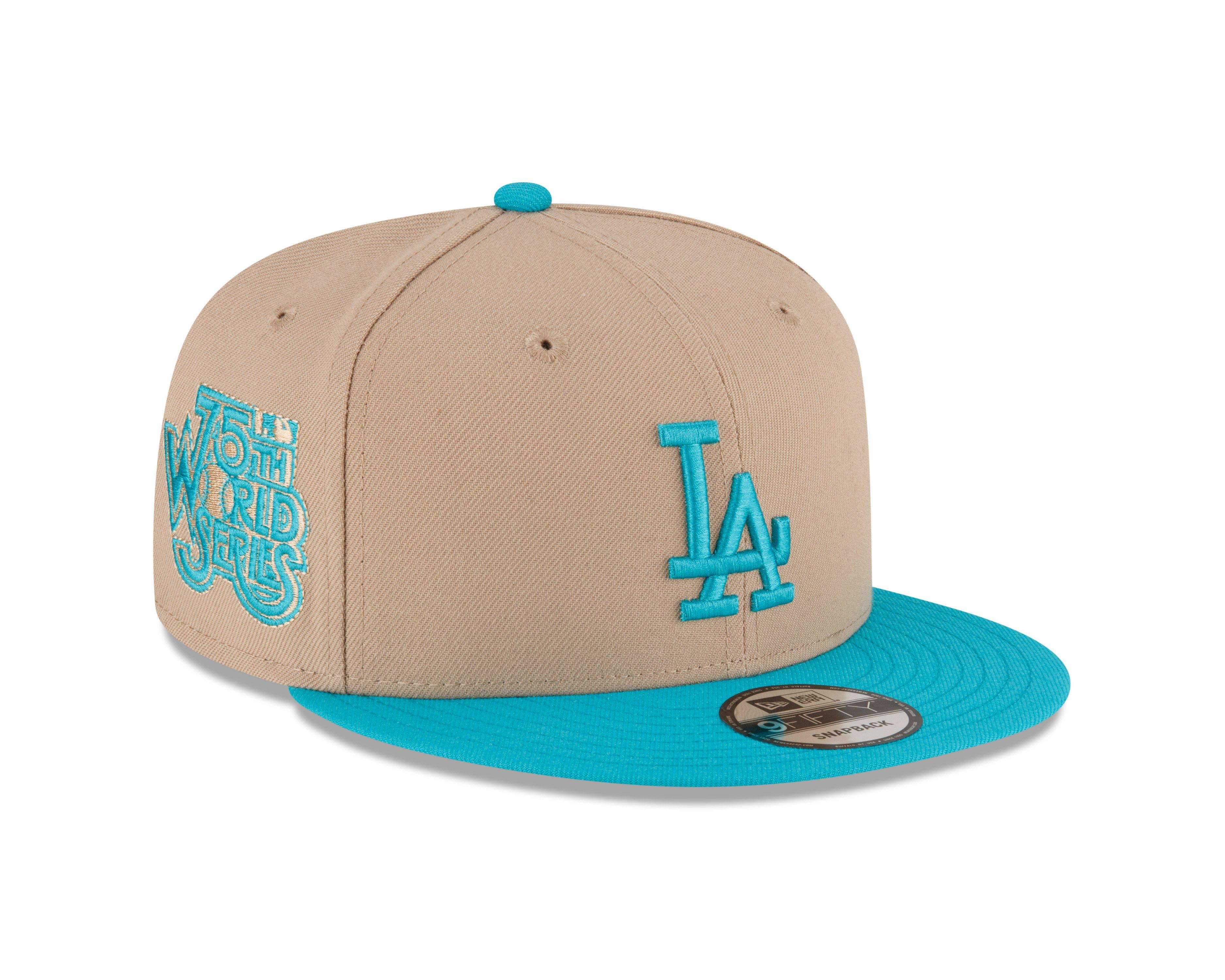 New Era 9FIFTY Snapback Teal Green MLB Los Angeles Dodgers LA Hat