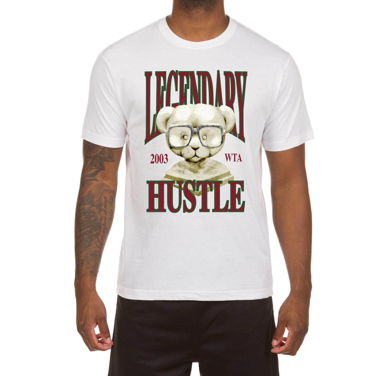 Hustle Gang Men's Legends Of Hustle Tee - White - WHITE