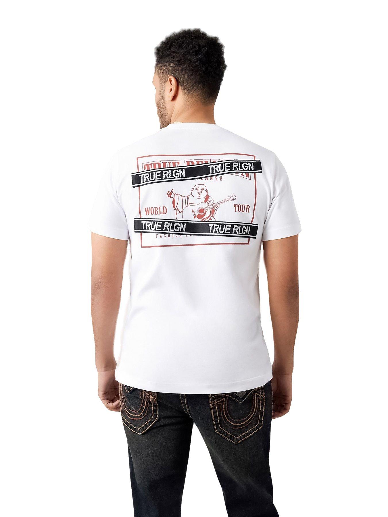 True Religion SRS Tape Men's White Tee