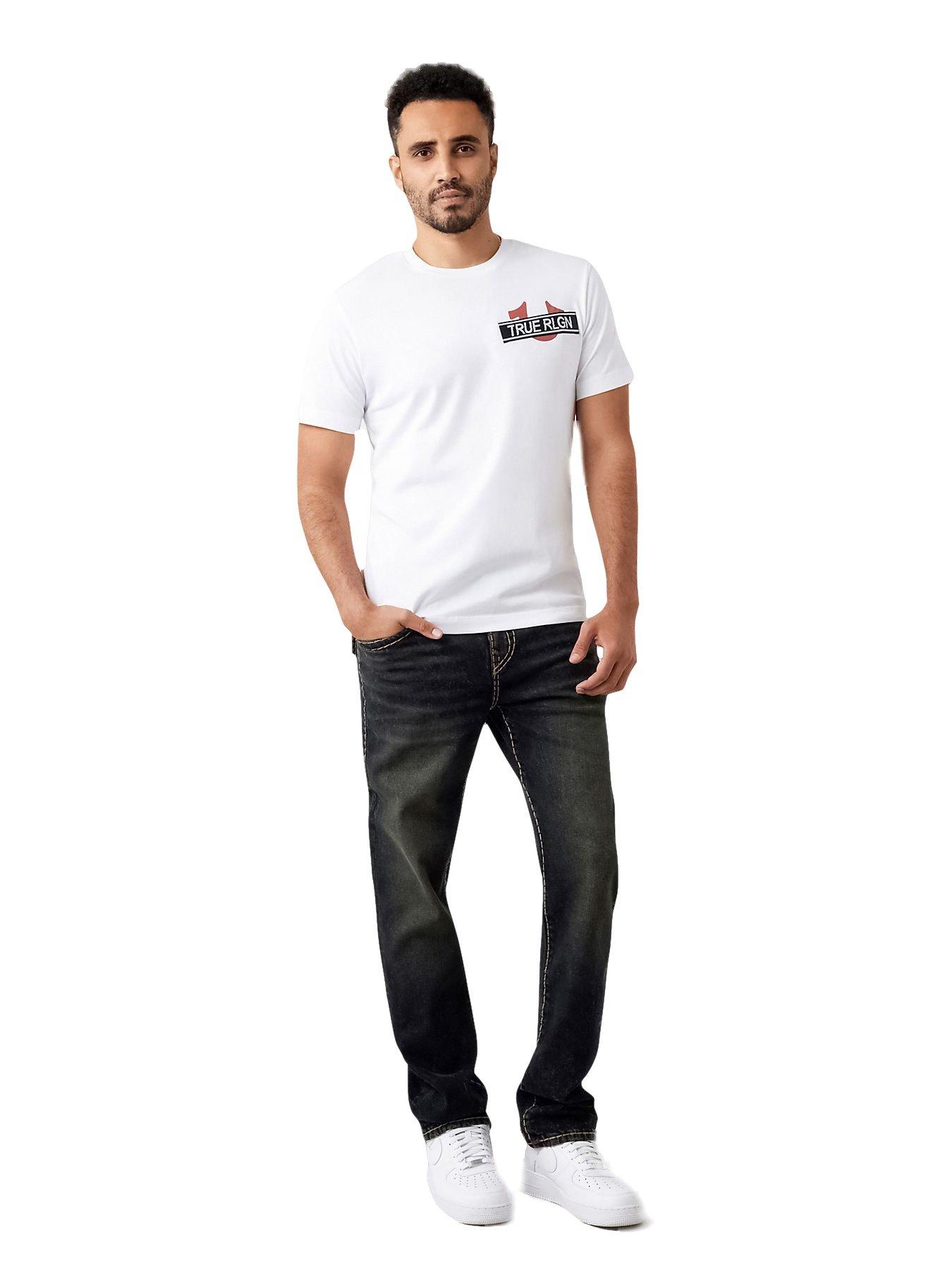 True Religion SRS Tape Men's White Tee