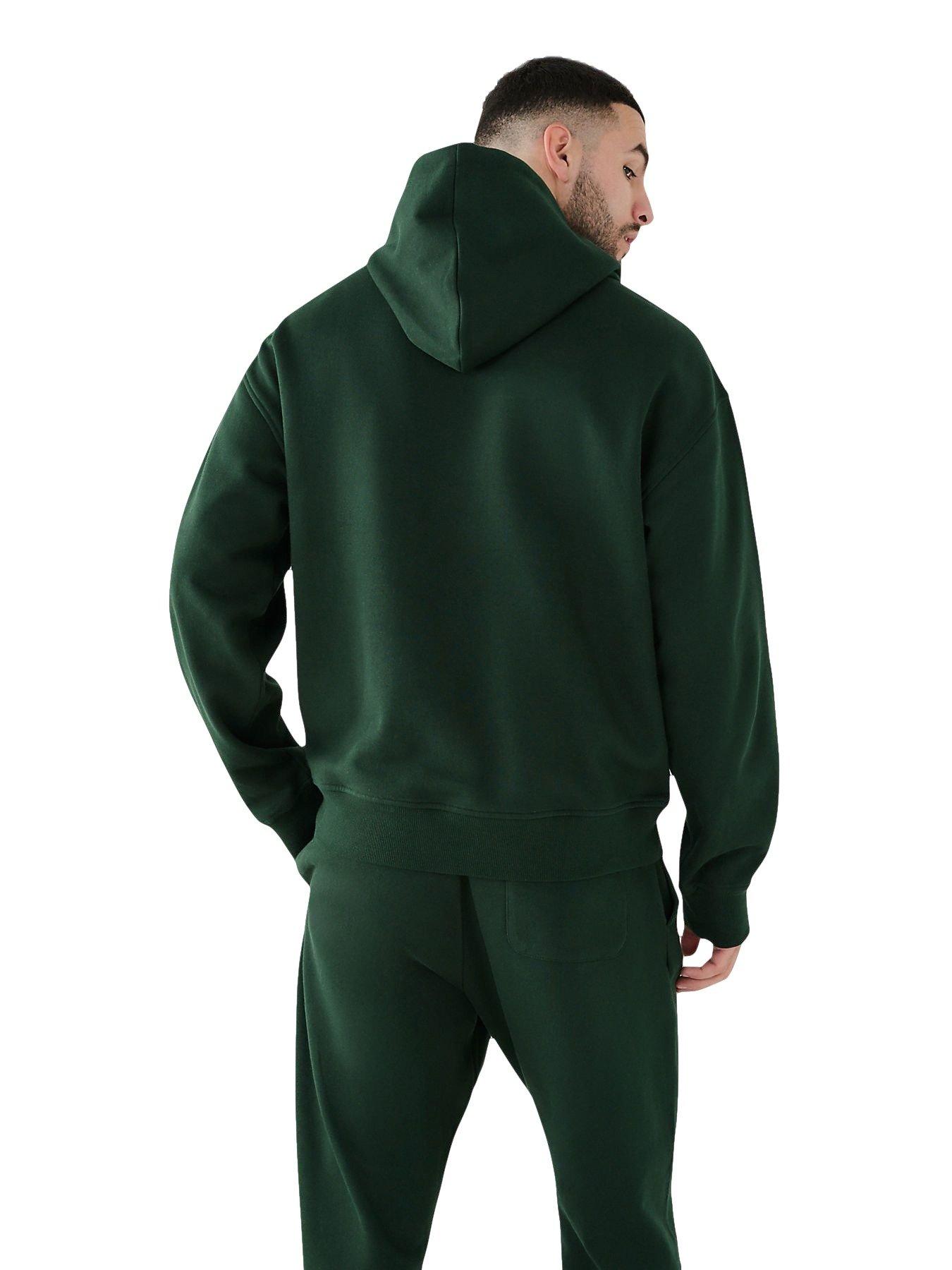 True Religion Stretch Logo Men's Green Hoodie