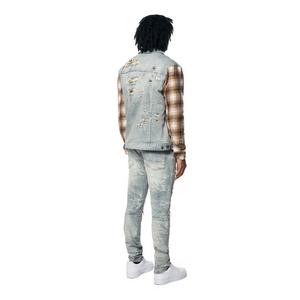Smoke Rise Men's Plain Backed Denim Jacket
