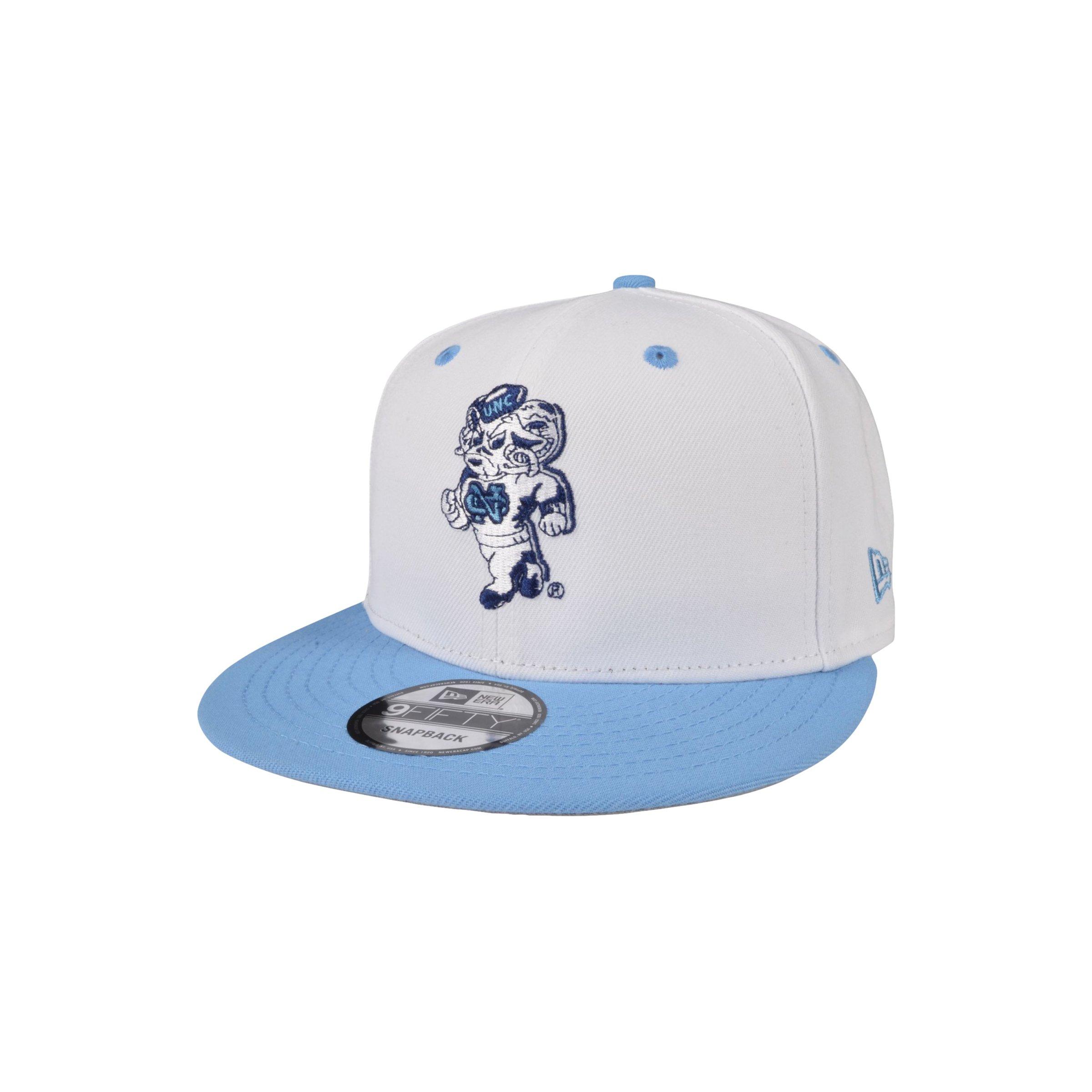 New Era North Carolina Tar Heels Team Logo Snapback-White/Blue - WHITE/BLUE Thumbnail View 1