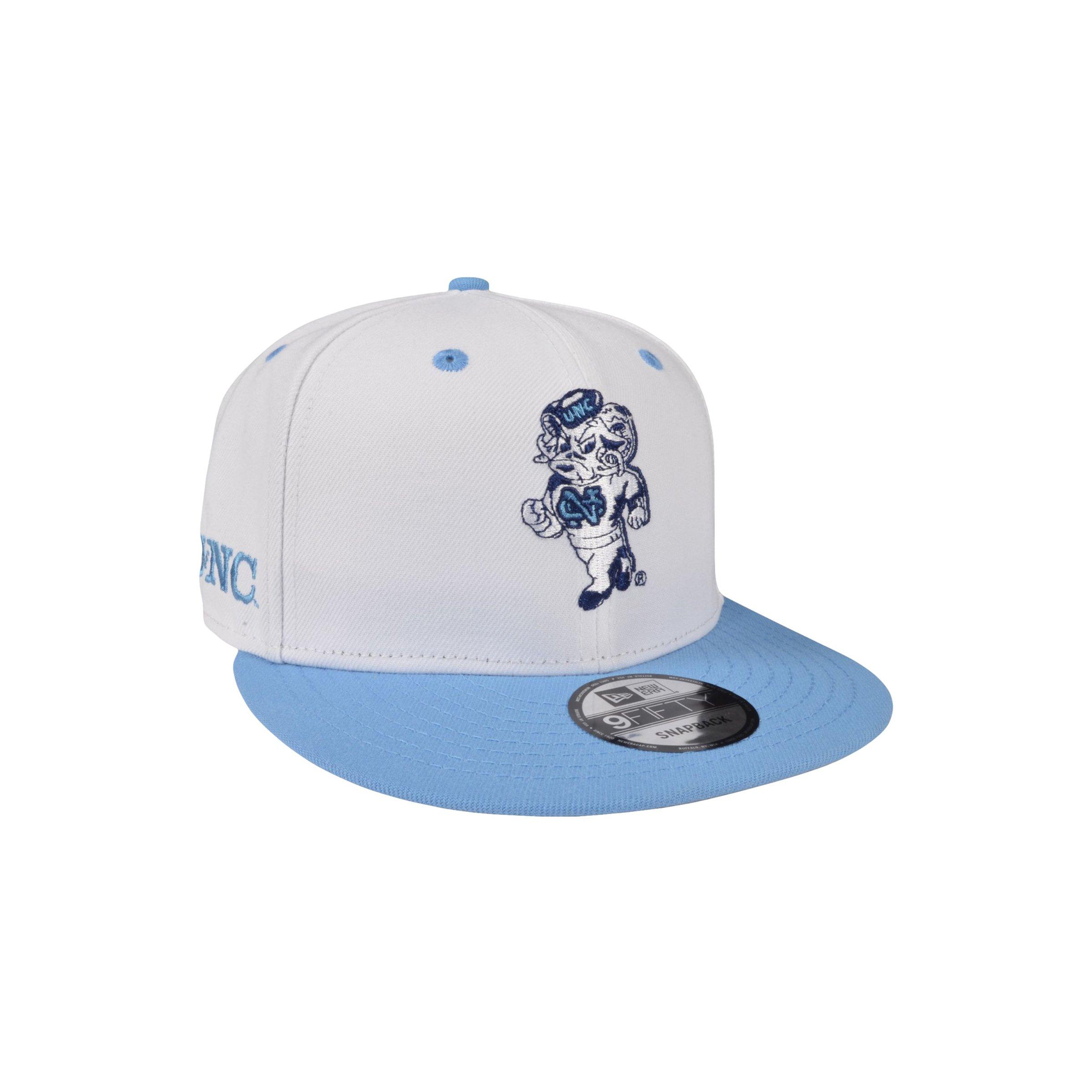 New Era North Carolina Tar Heels Team Logo Snapback-White/Blue - WHITE/BLUE Thumbnail View 2
