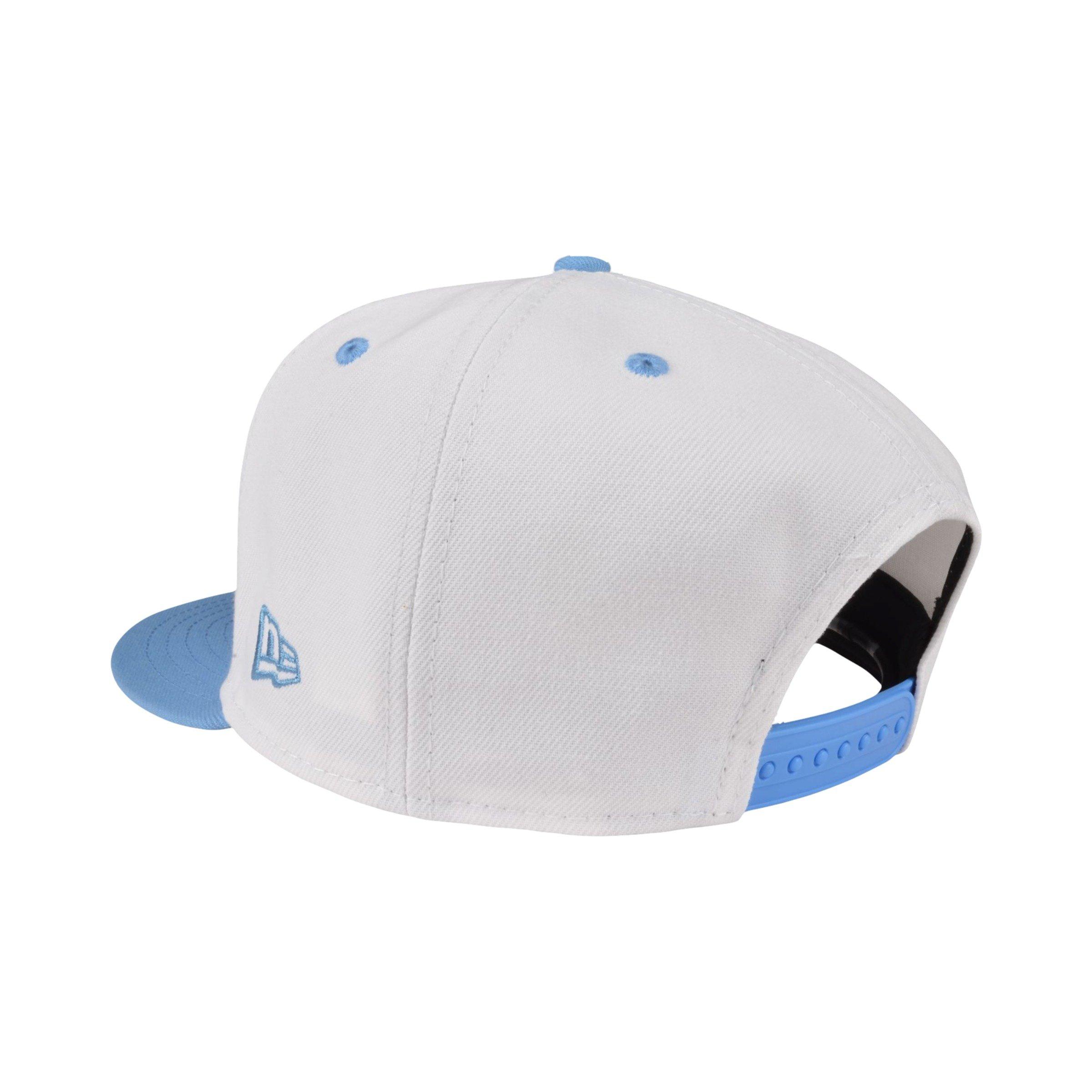 New Era North Carolina Tar Heels Team Logo Snapback-White/Blue - WHITE/BLUE Thumbnail View 4