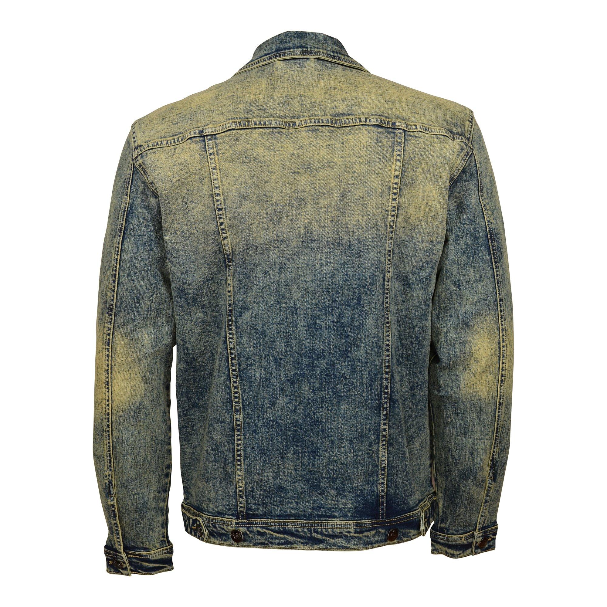 Grindhouse Blue Vintage Wash Denim Men's Jacket