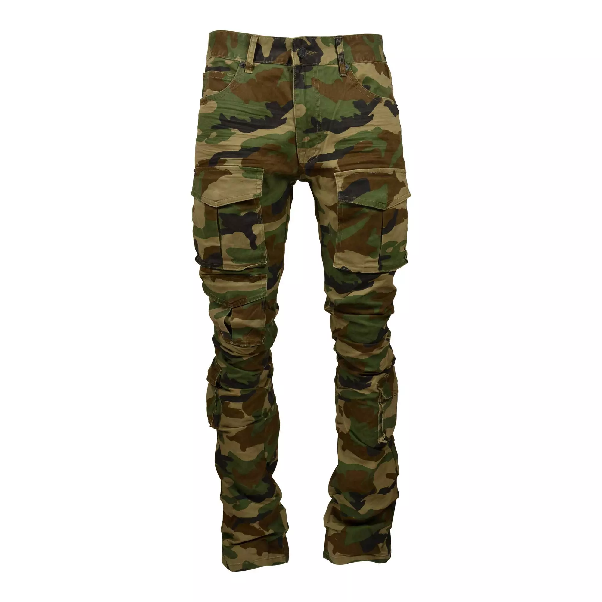 Grindhouse Men's Stacked Flare Utility Twill Pants - Camo - CAMOUFLAGE