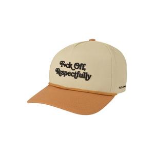 Field Grade Respectfully Corded Twill Snapback Hat-Sand
