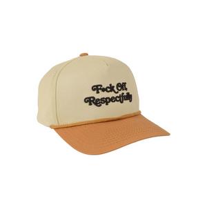 Field Grade Respectfully Corded Twill Snapback Hat-Sand