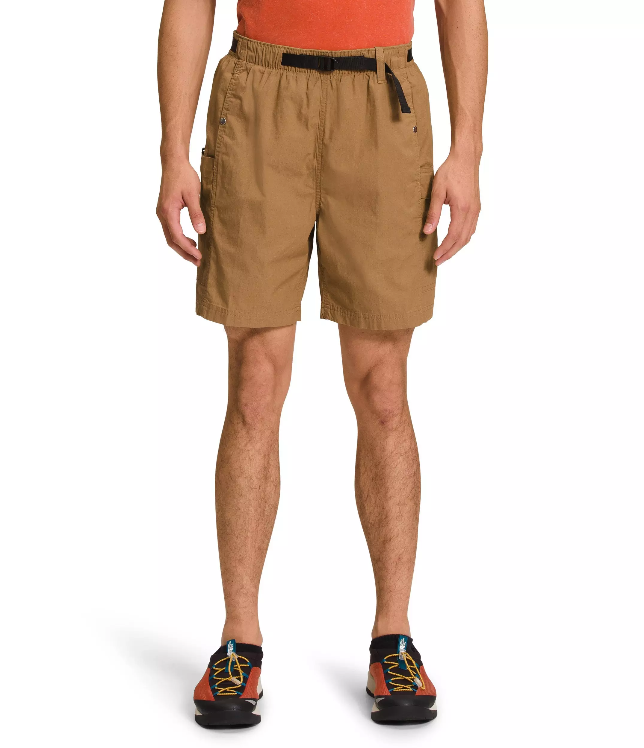 The North Face Men's Ripstop Cargo Easy Shorts-Brown - BROWN