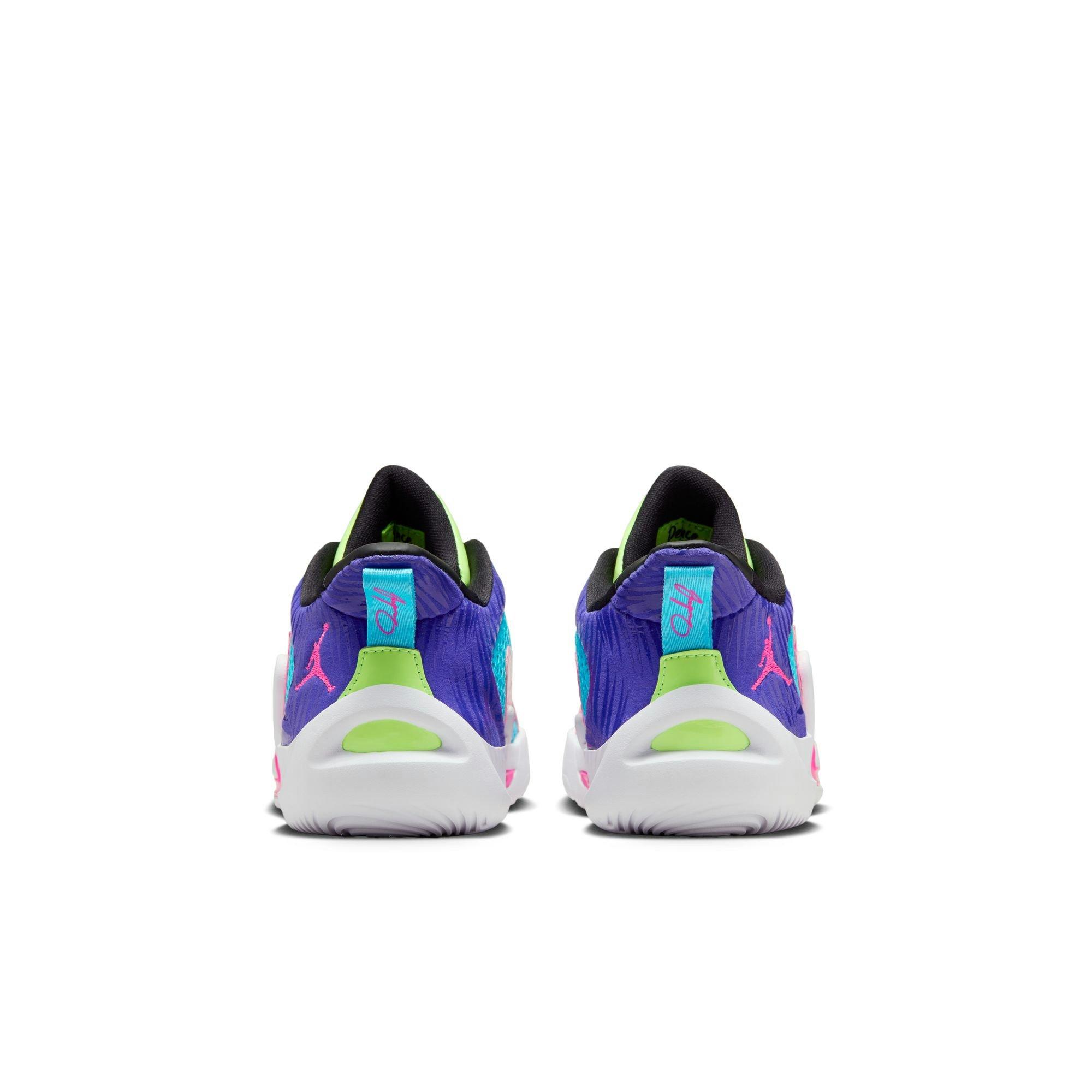 Jordan Tatum 1 "Wave Runner" Preschool Kids' Basketball Shoe - LAGOON PULSE/PINK BLAST/PSYCHIC PURPLE Thumbnail View 9