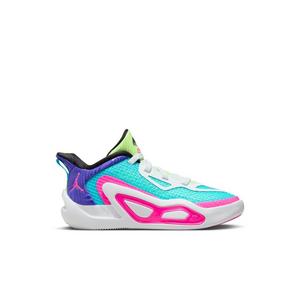 Bright pink hotsell basketball shoes