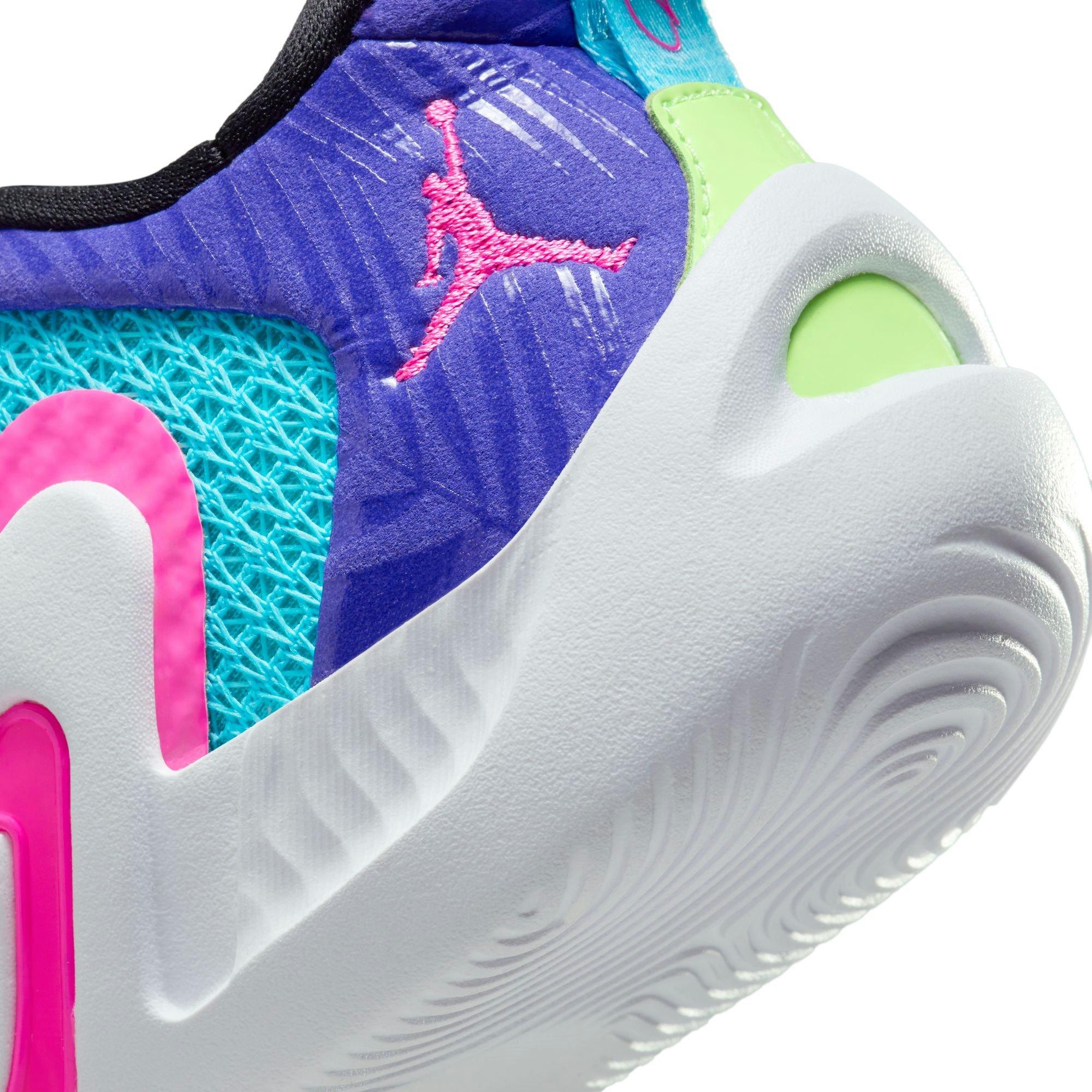 Jordan Tatum 1 "Wave Runner" Preschool Kids' Basketball Shoe - LAGOON PULSE/PINK BLAST/PSYCHIC PURPLE Thumbnail View 5