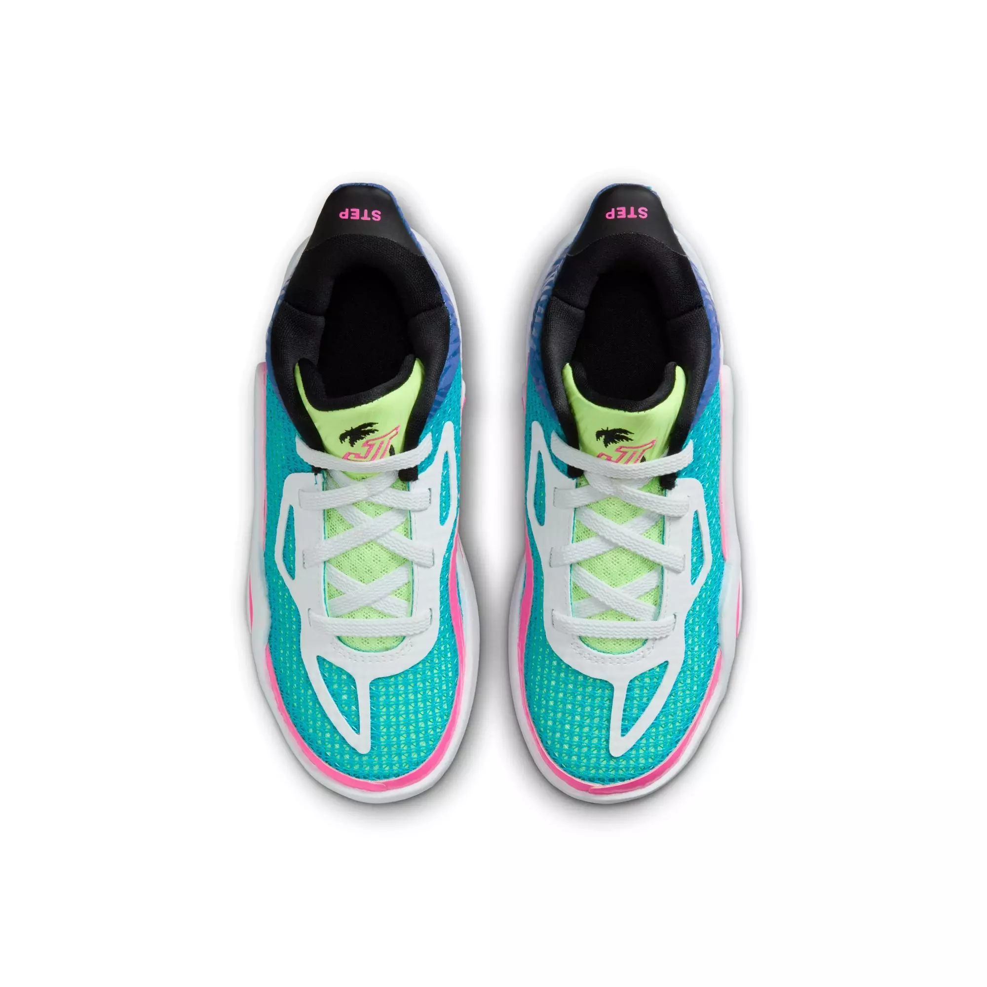 Jordan Tatum 1 "Wave Runner" Preschool Kids' Basketball Shoe - LAGOON PULSE/PINK BLAST/PSYCHIC PURPLE