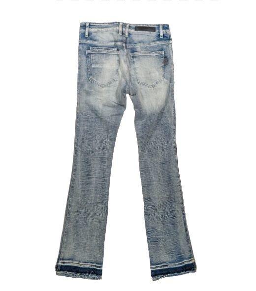 Embellish Men's Quinn Stack Jeans - Light Acid - BLUE Thumbnail View 2