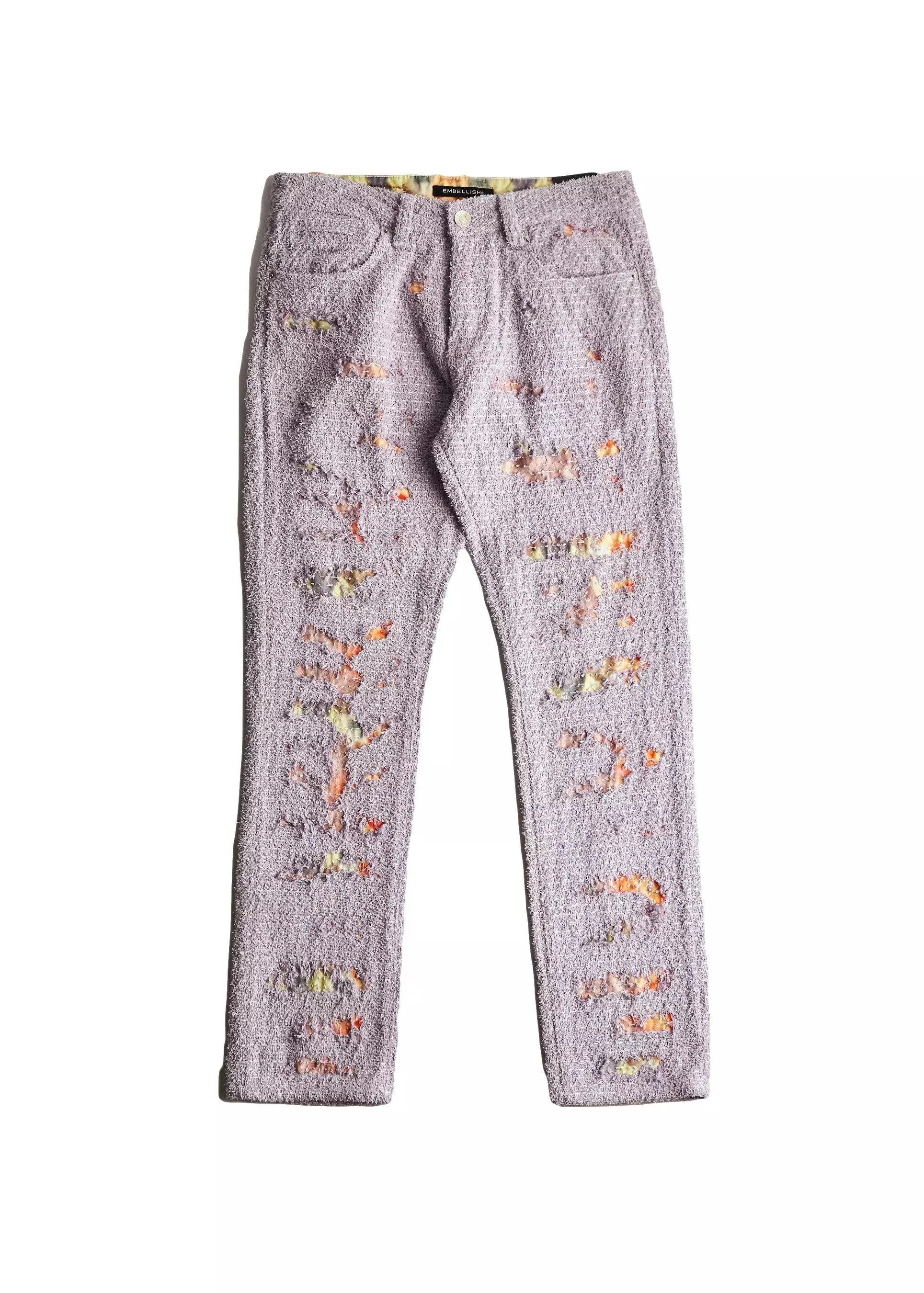 Embellish Men's Radke Straight Leg Jeans - Lava - PURPLE