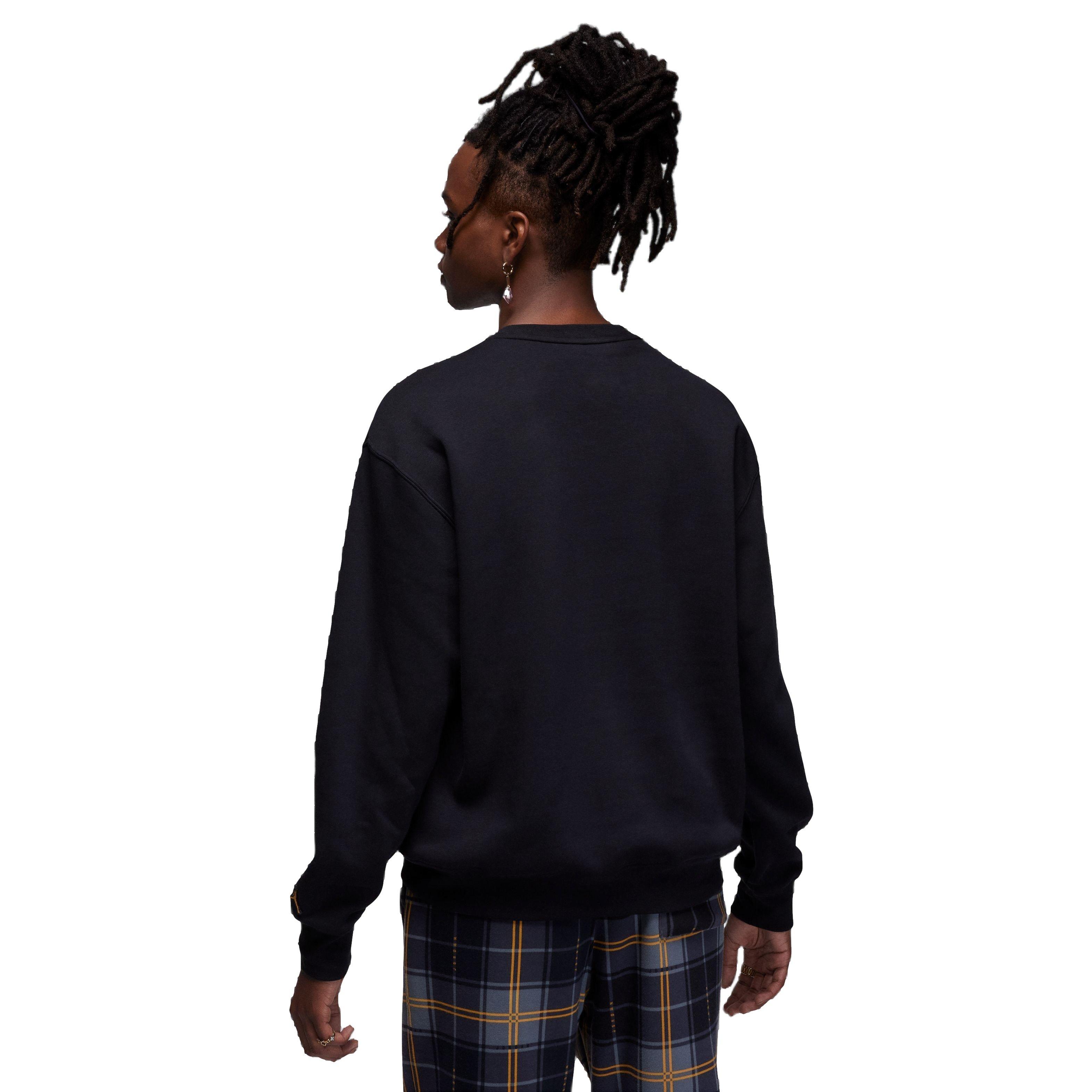 Jordan Men's Essential Holiday Fleece Crew - BLACK/GOLD Thumbnail View 2