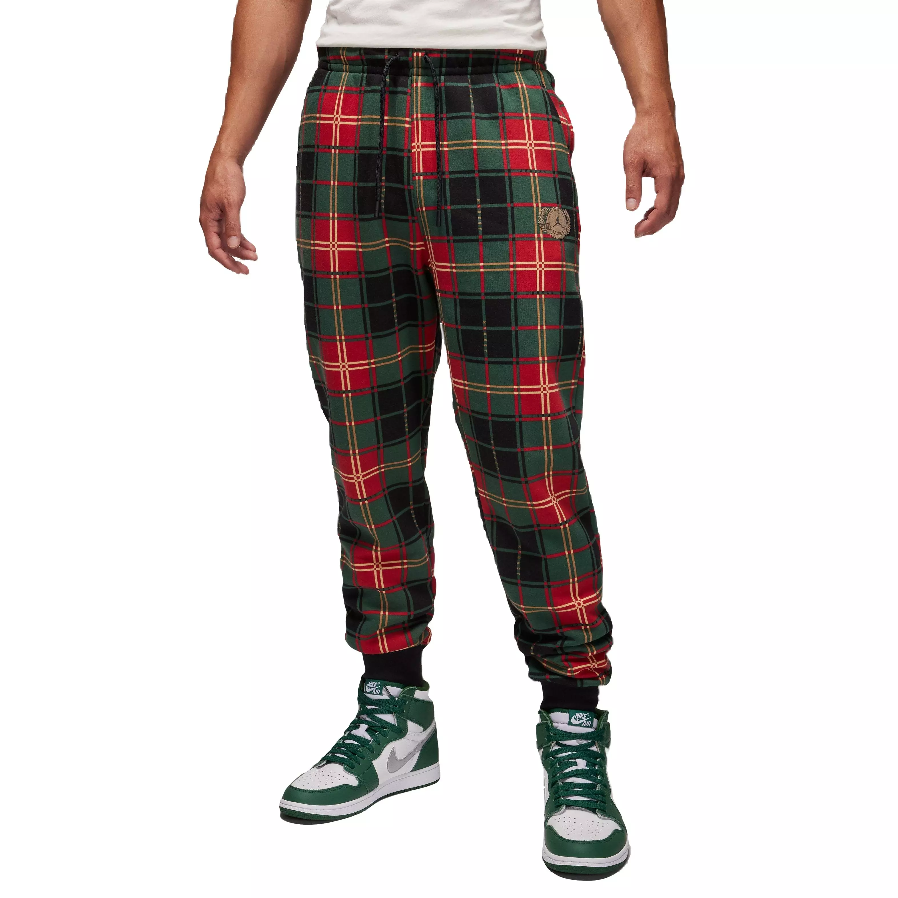 Jordan Men's Essential Holiday Fleece Pants - RED