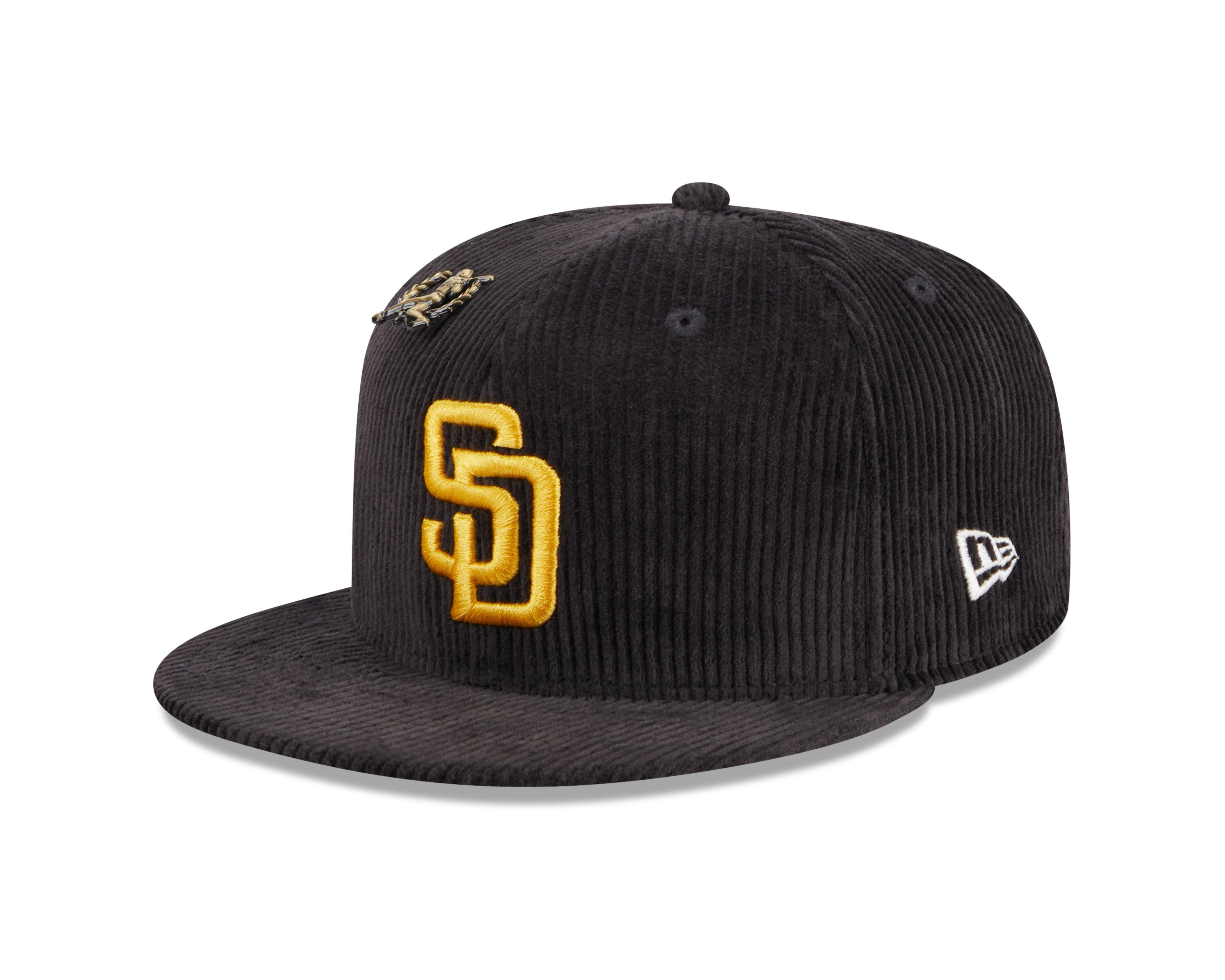 New Era Letterman Pin San Diego Padres Fitted Hat - Brown