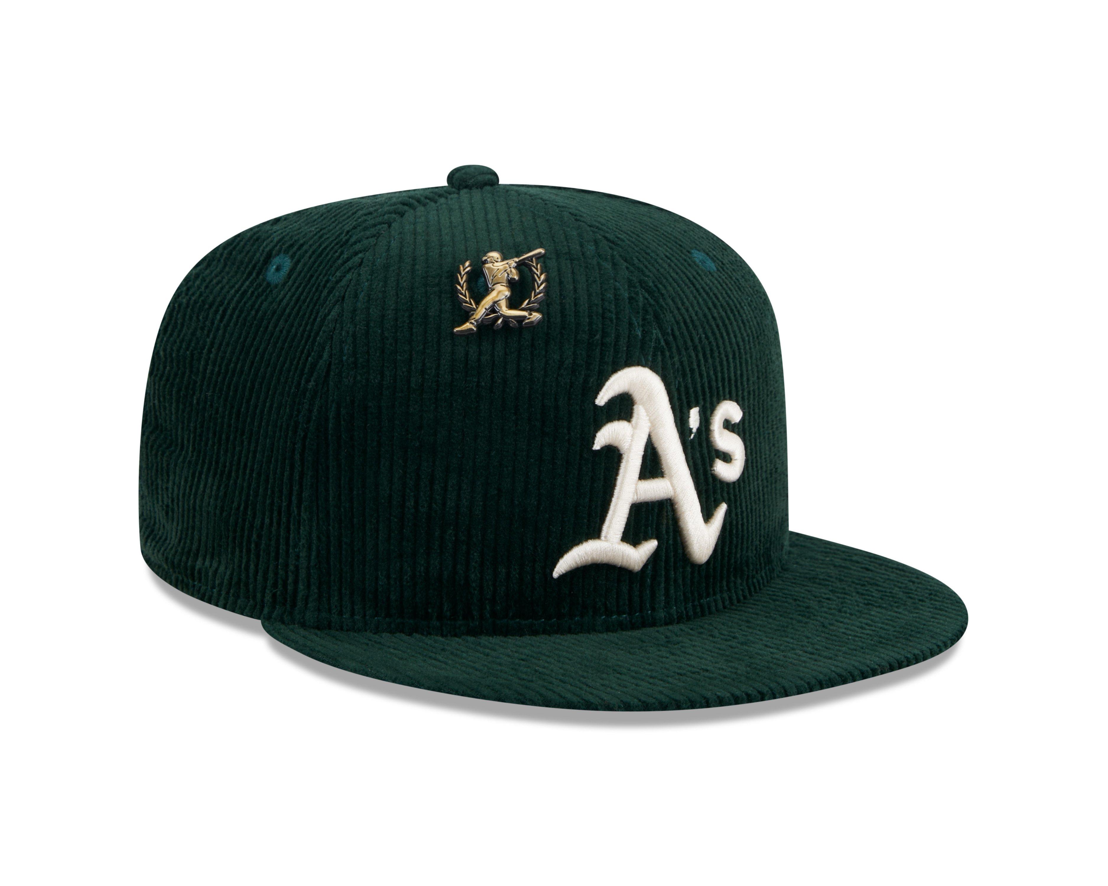 New Era Letterman Pin Oakland Athletics​ Green Fitted Hat