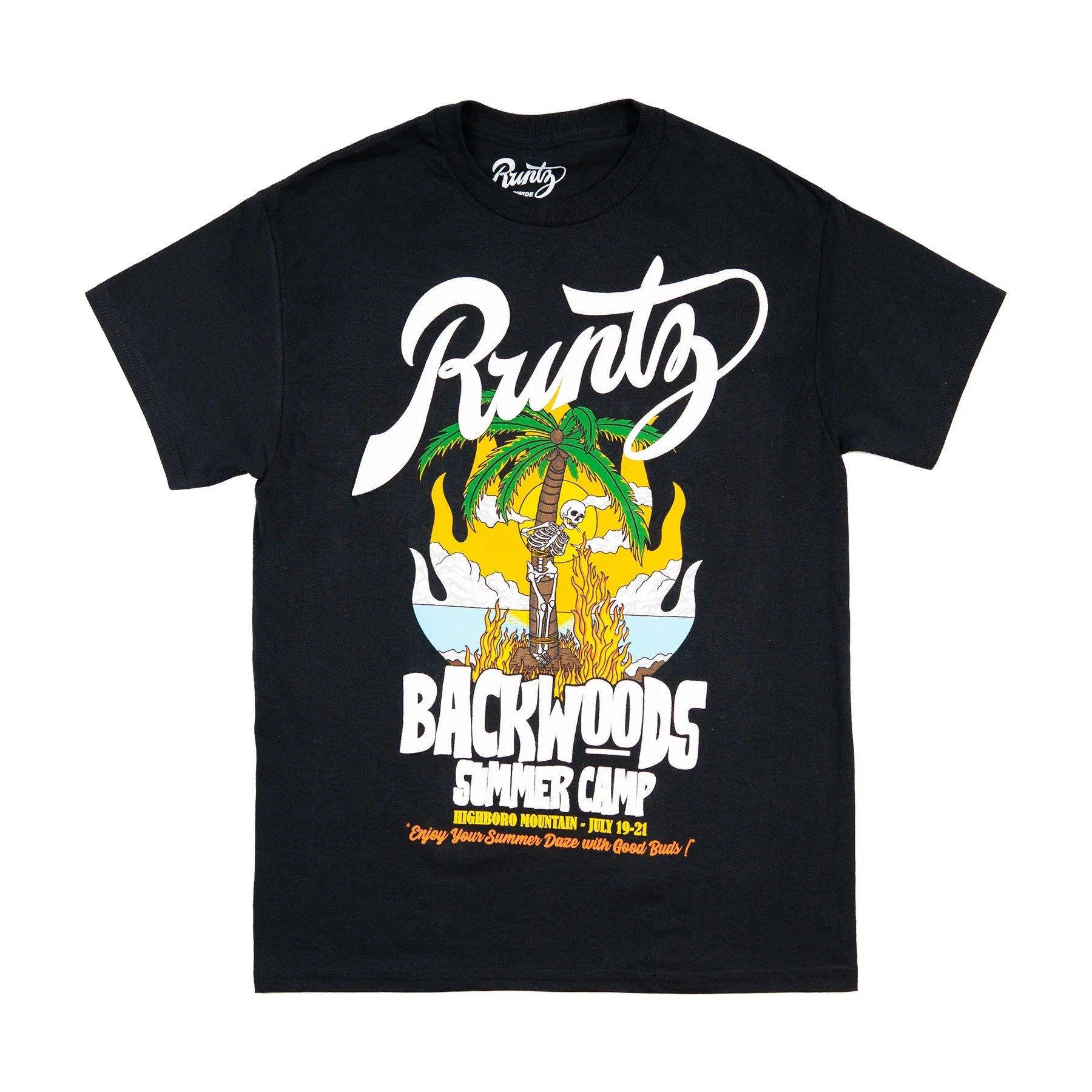 Runtz Men's Summer Camp Tee - Black - BLACK Thumbnail View 1