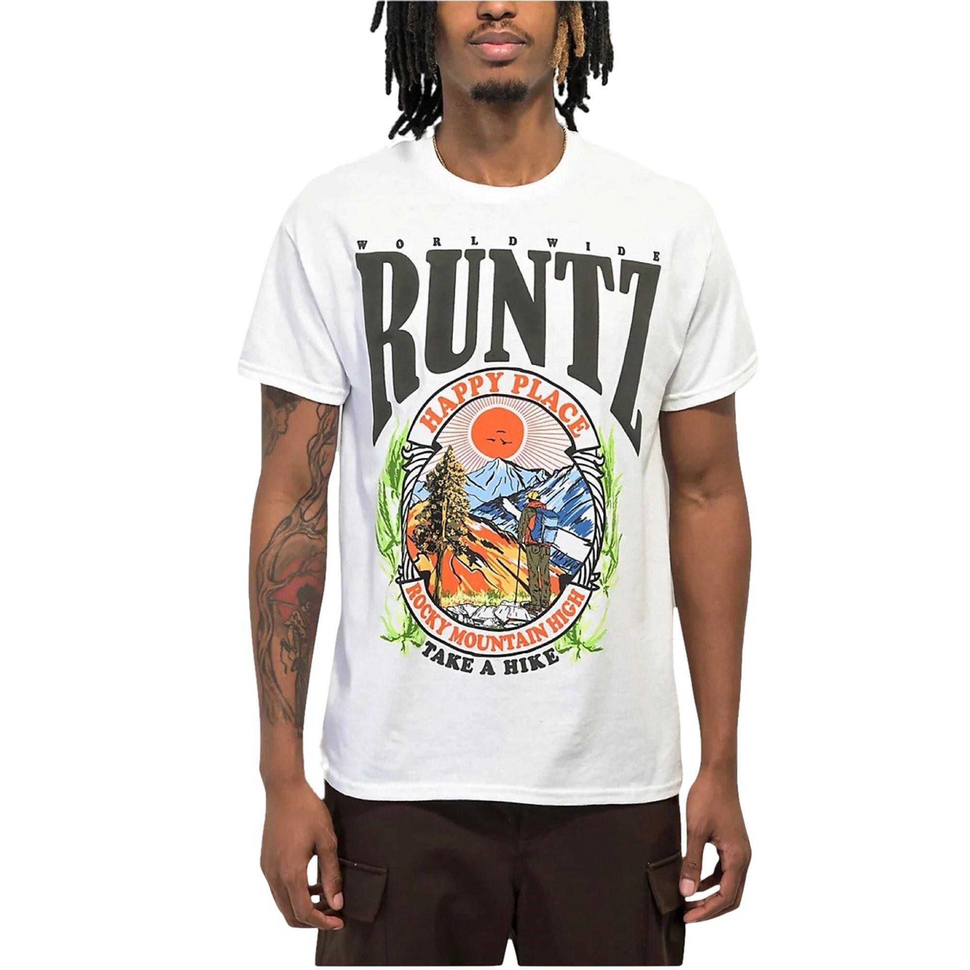 Runtz Men's Happy Place Tee - WHITE