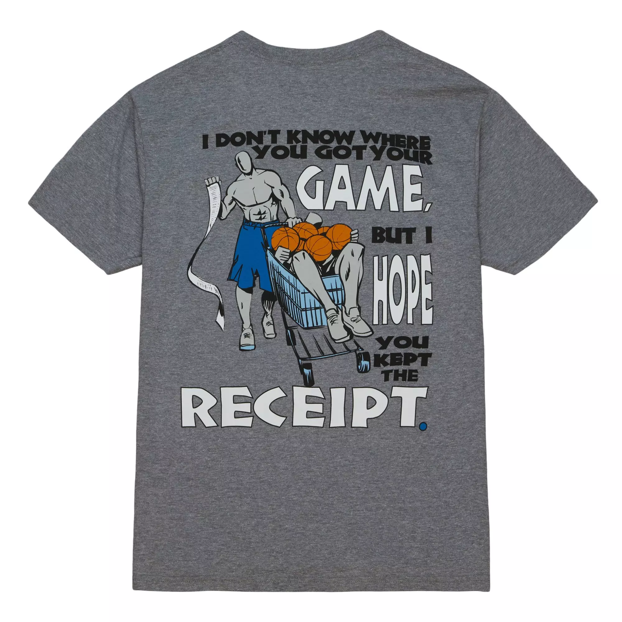 Mitchell & Ness Men's AND1 Game Hope Short Sleeve Top - GREY